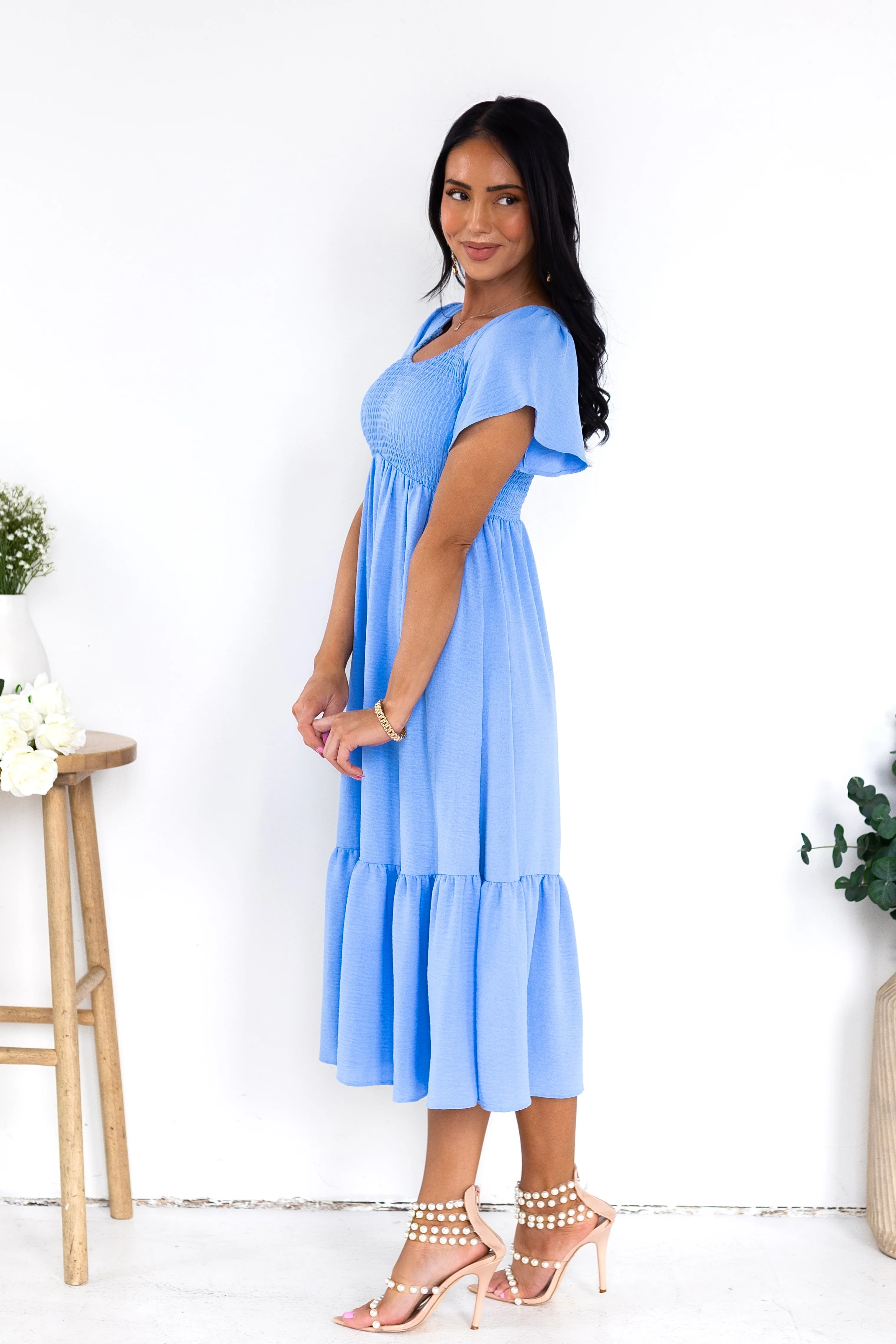The Kendall Coastline Blue Dresses - XNAUWBI