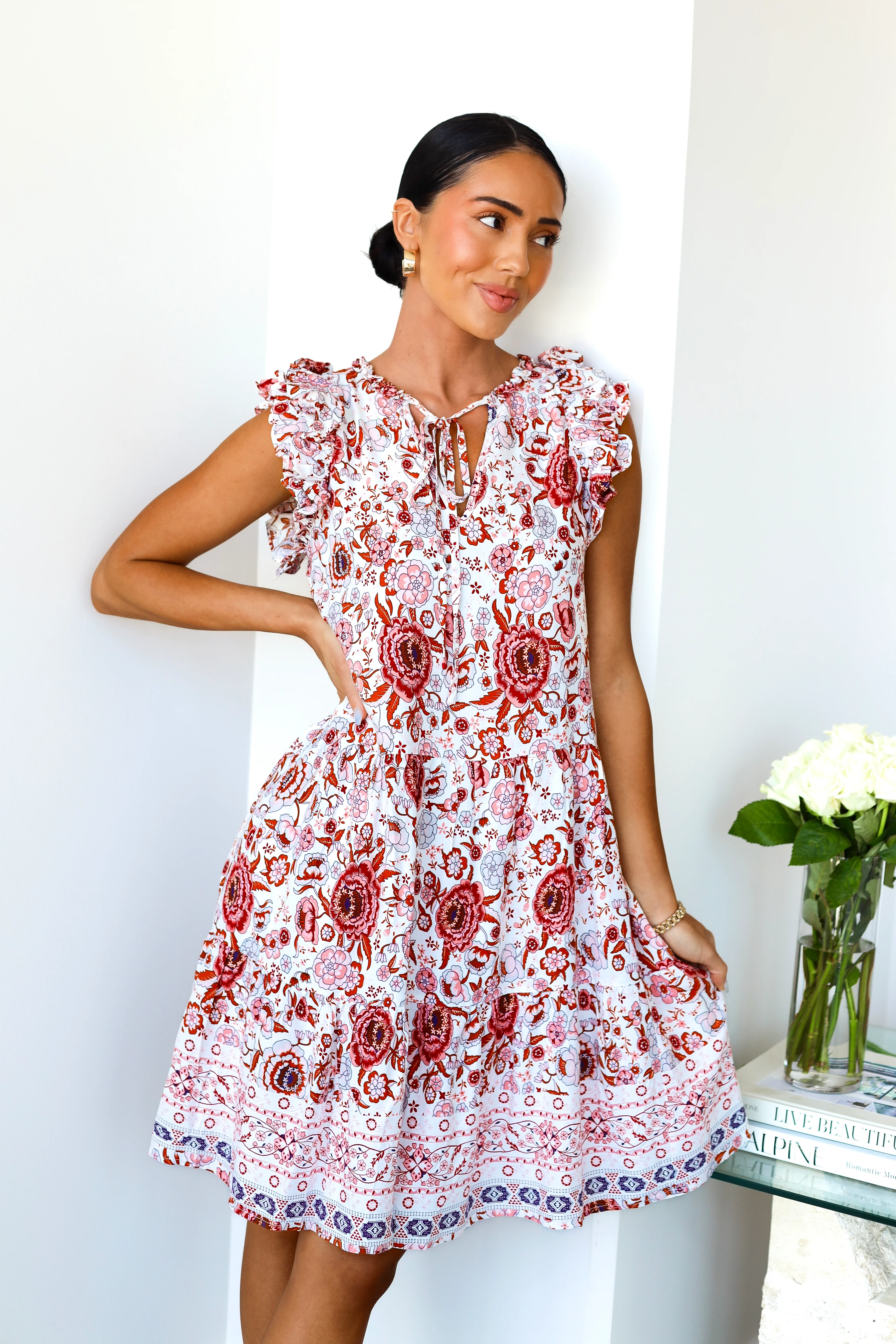 The Laurelian Rose Burst Dresses - XNAUWBI