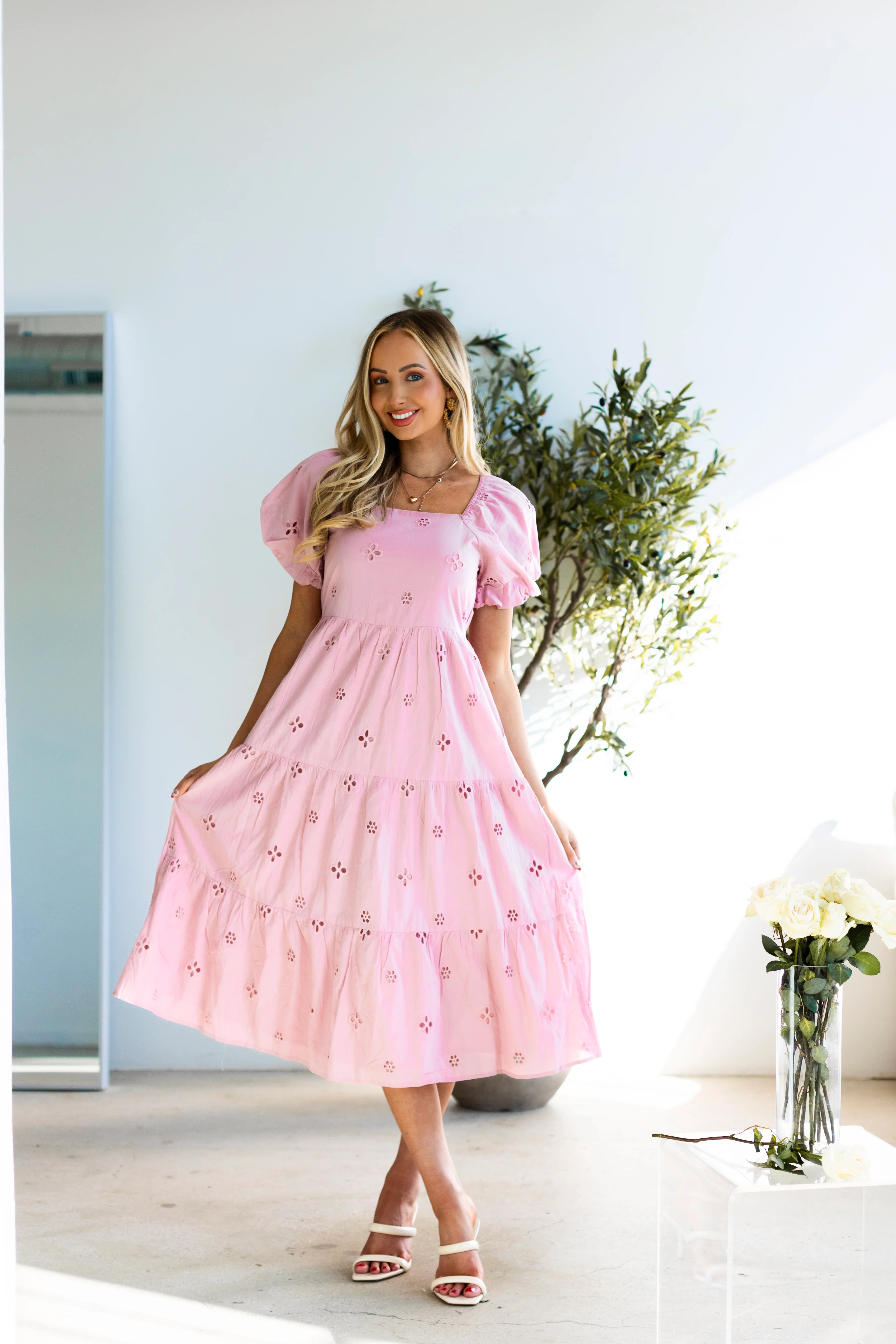 The Wynelle Dusty Mauve Dresses - XNAUWBI