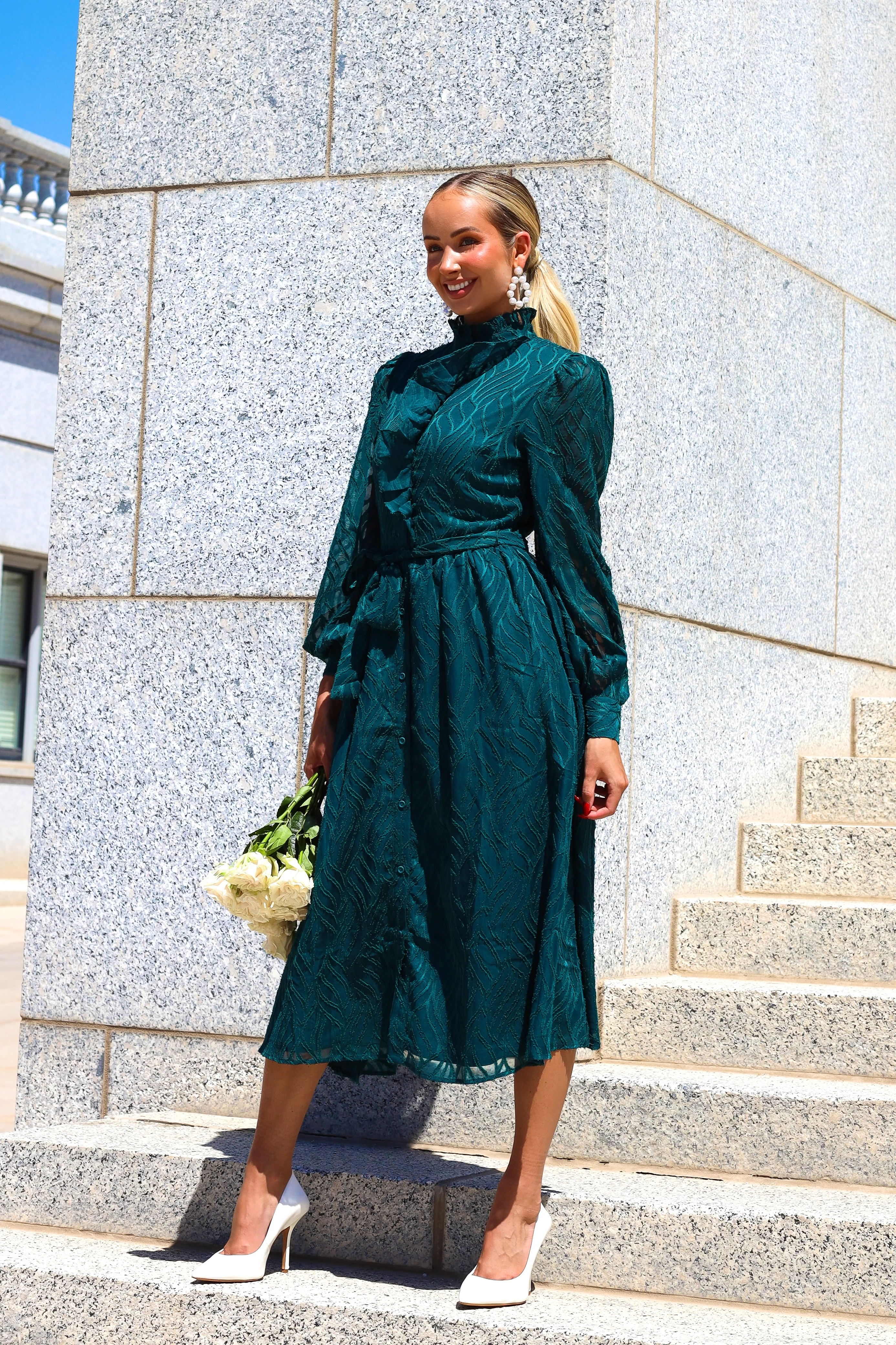 The Sandee Emerald Dresses - XNAUWBI