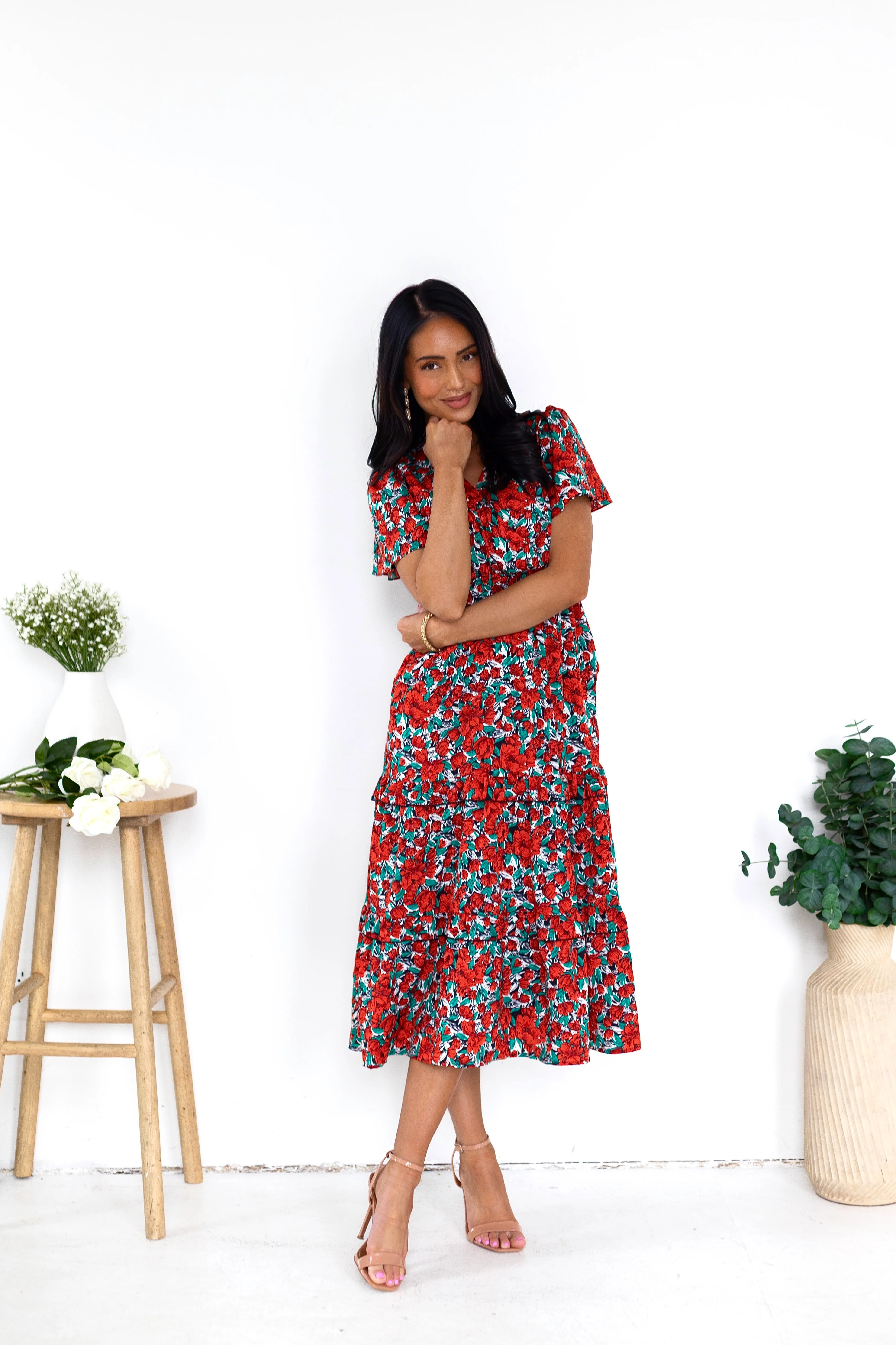 The Jessa Coral Reef Dresses - XNAUWBI