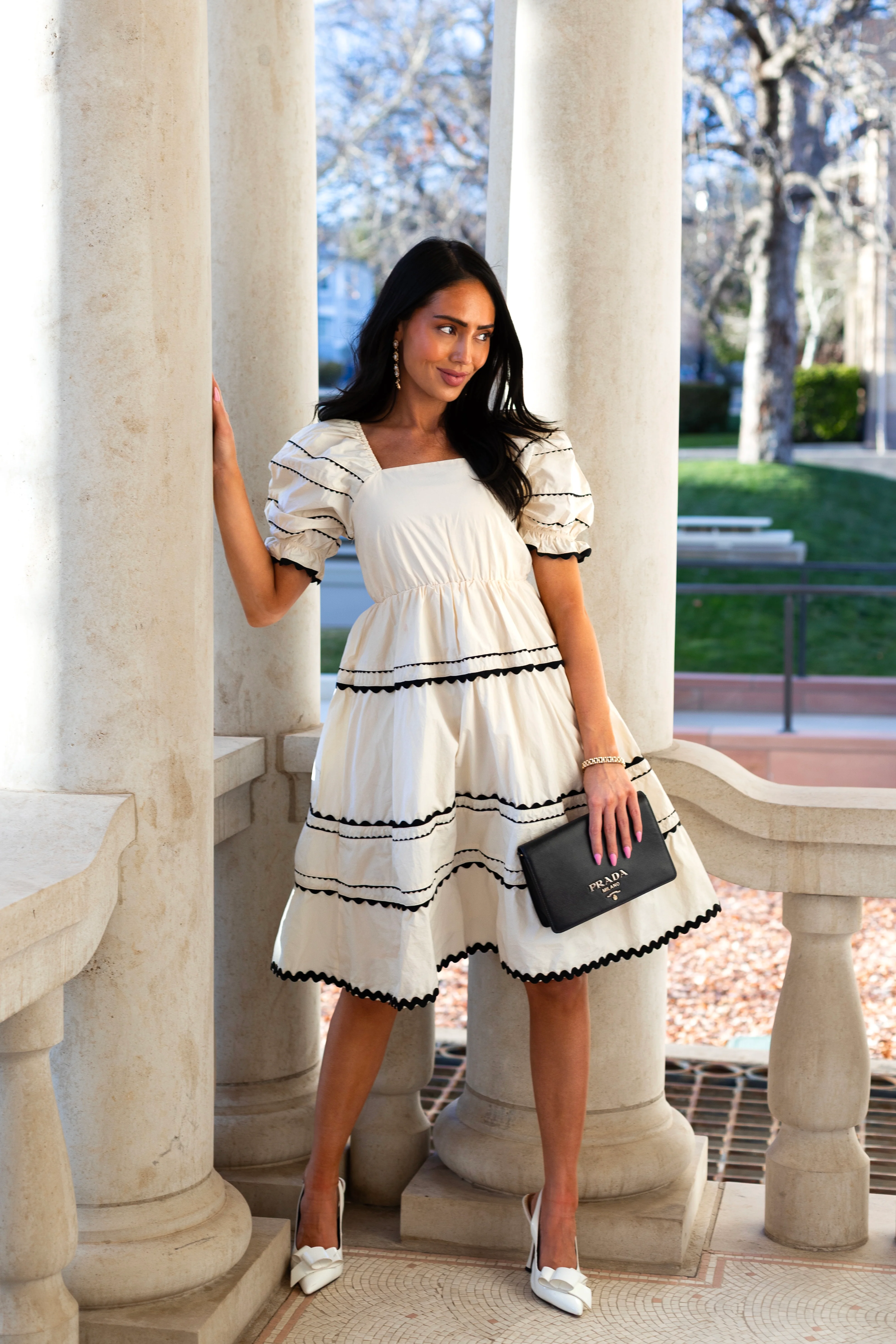 The Damson Cream Cloud Dresses - XNAUWBI