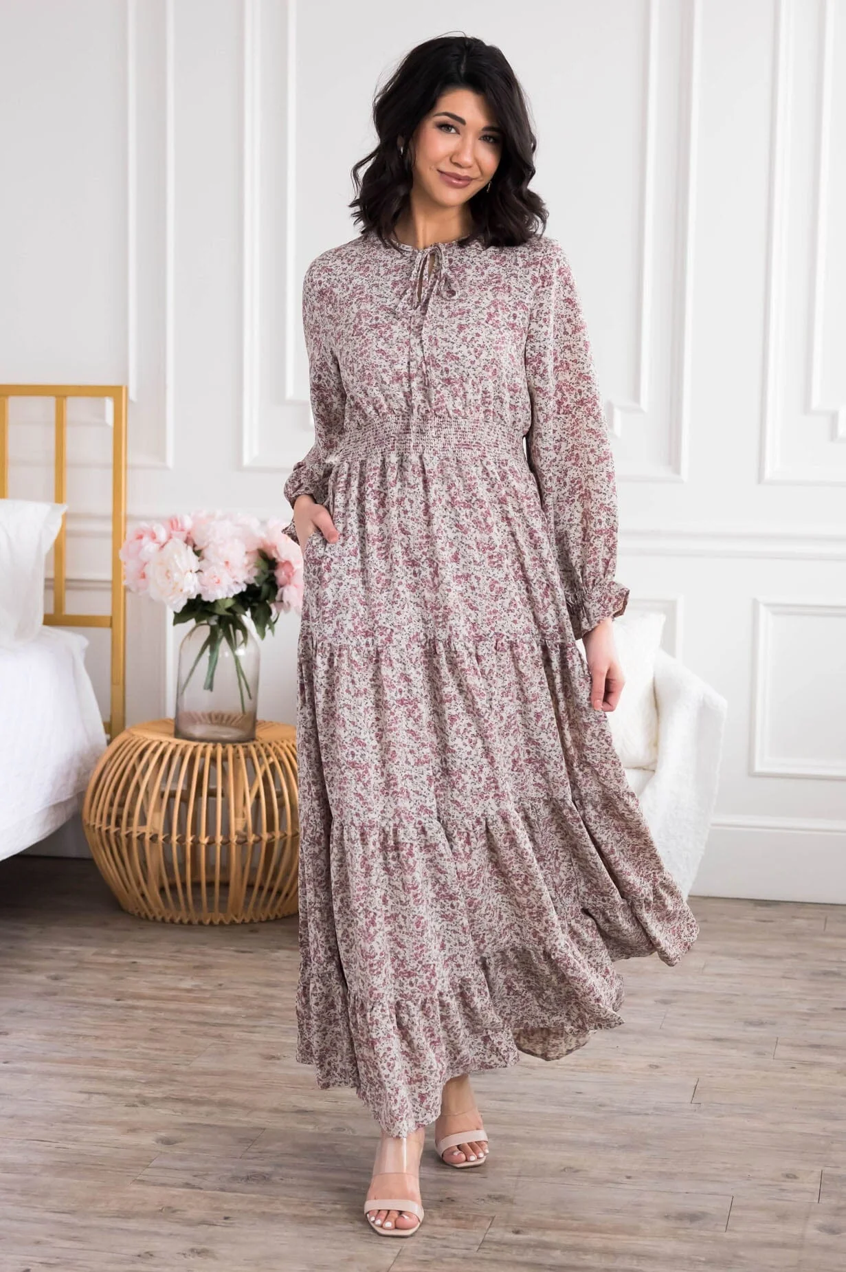 The Wesley Delicate Rose Dresses - XNAUWBI