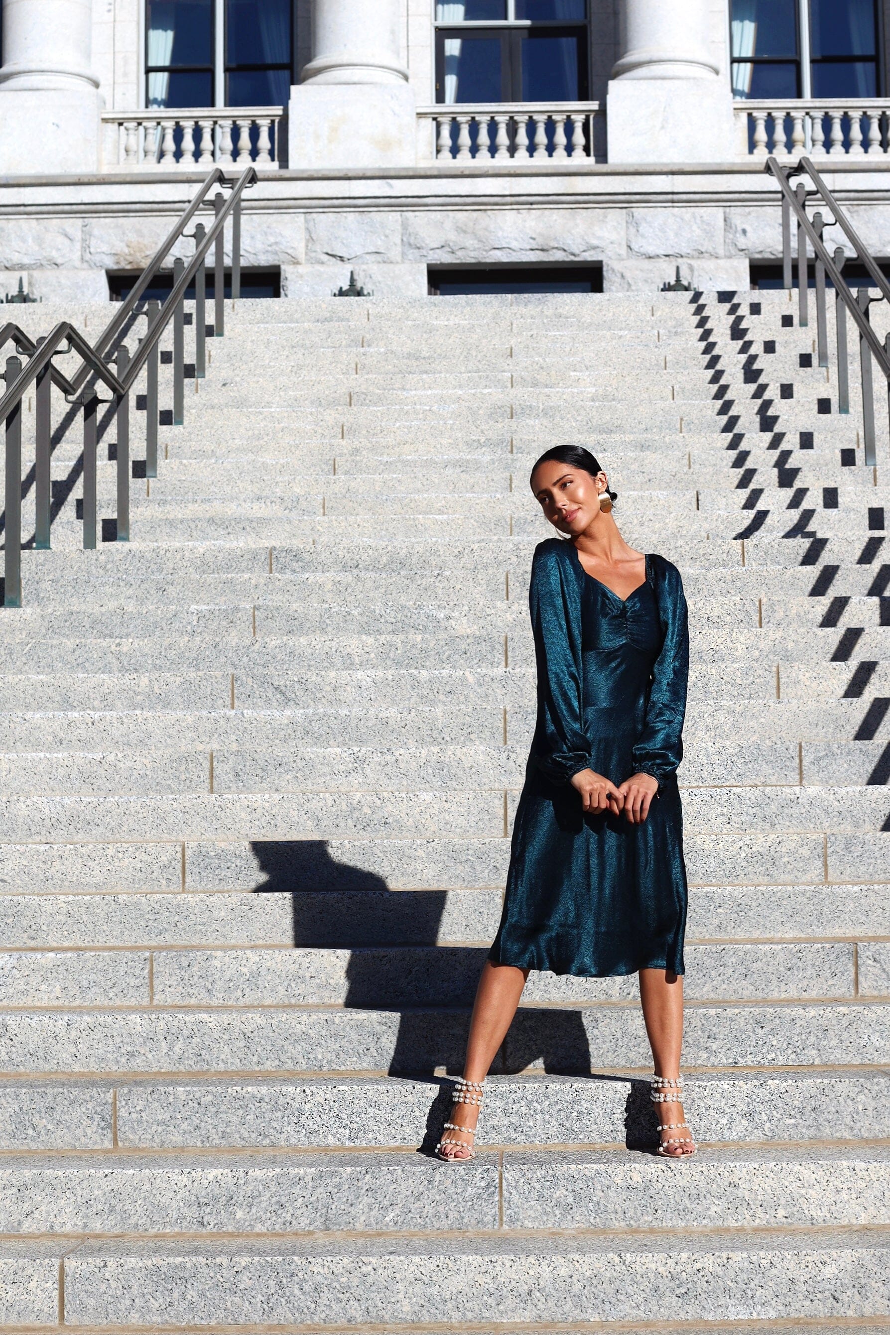 The Nellie Evergreen Dresses - XNAUWBI