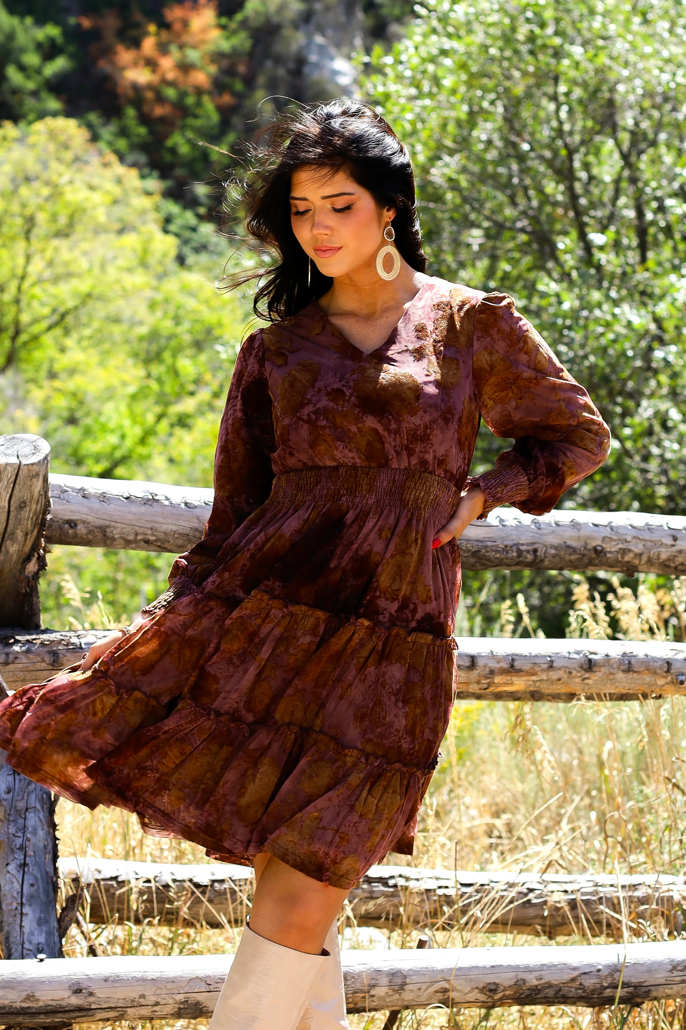 The Opal Hazel Floral Dresses - XNAUWBI