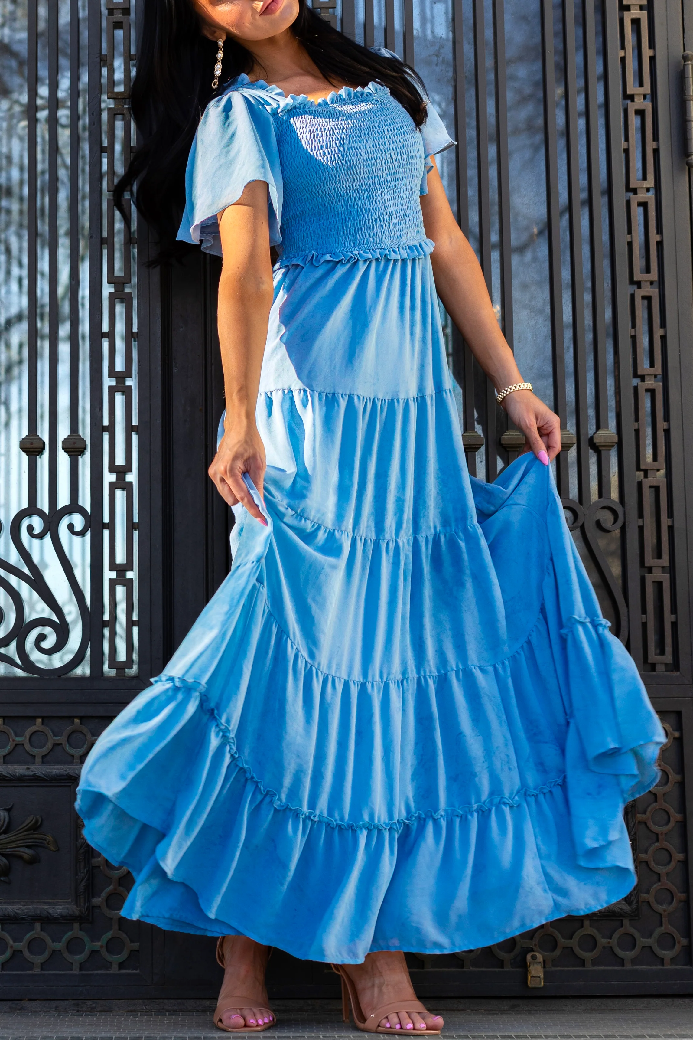 The Leigh Robin Blue Dresses - XNAUWBI