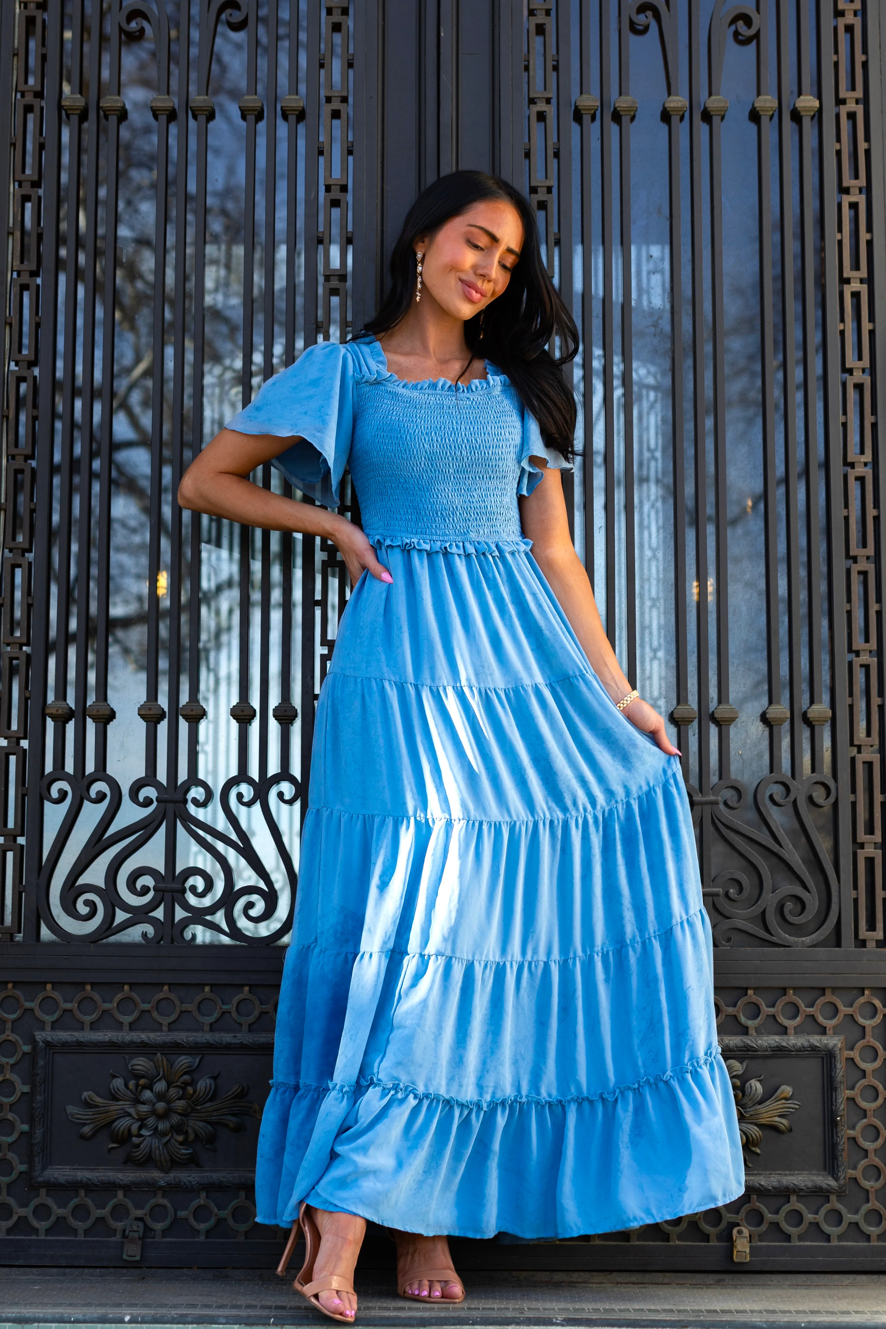 The Leigh Robin Blue Dresses - XNAUWBI