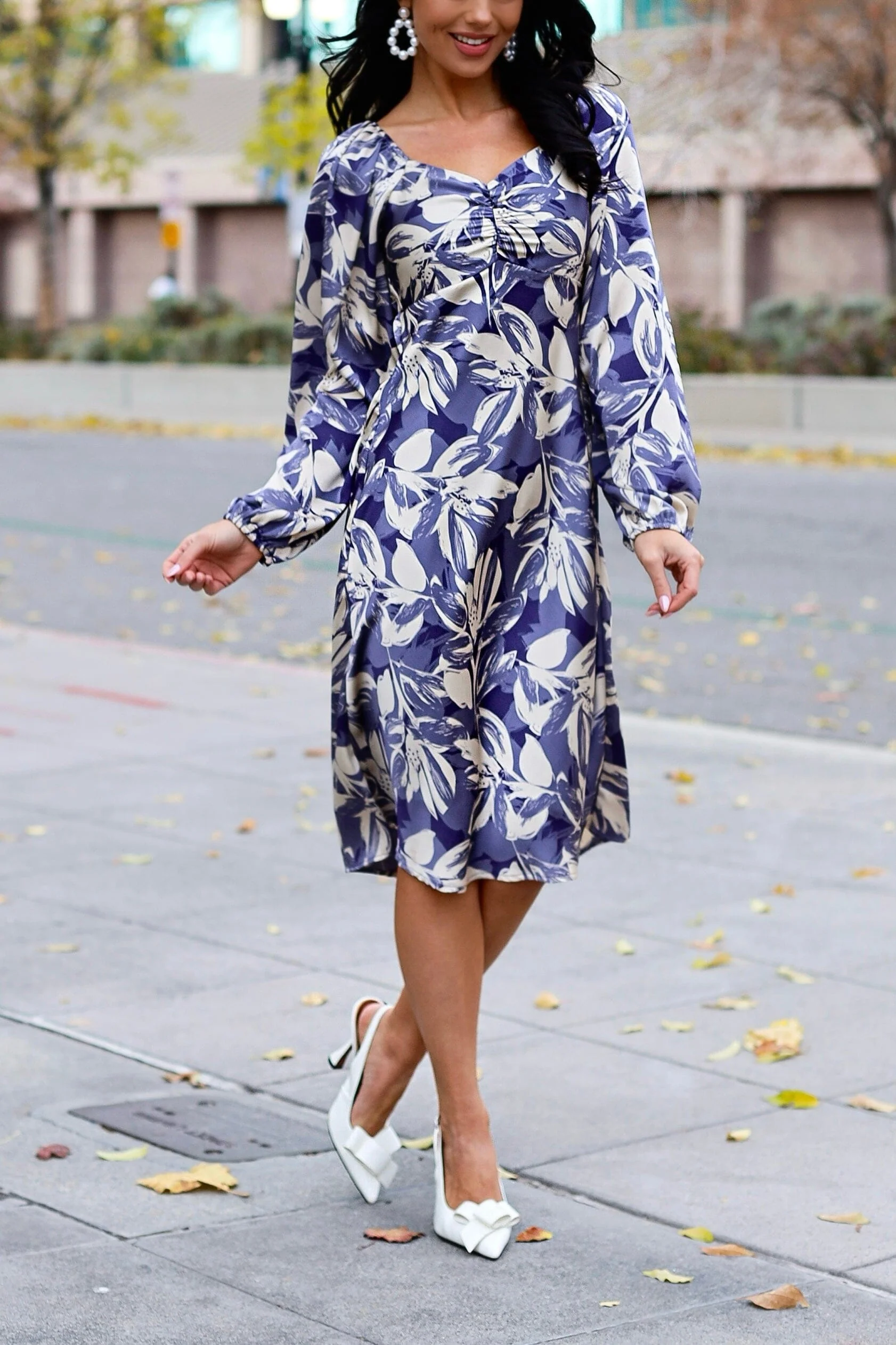 The Nellie Groovy Indigo Dresses - XNAUWBI