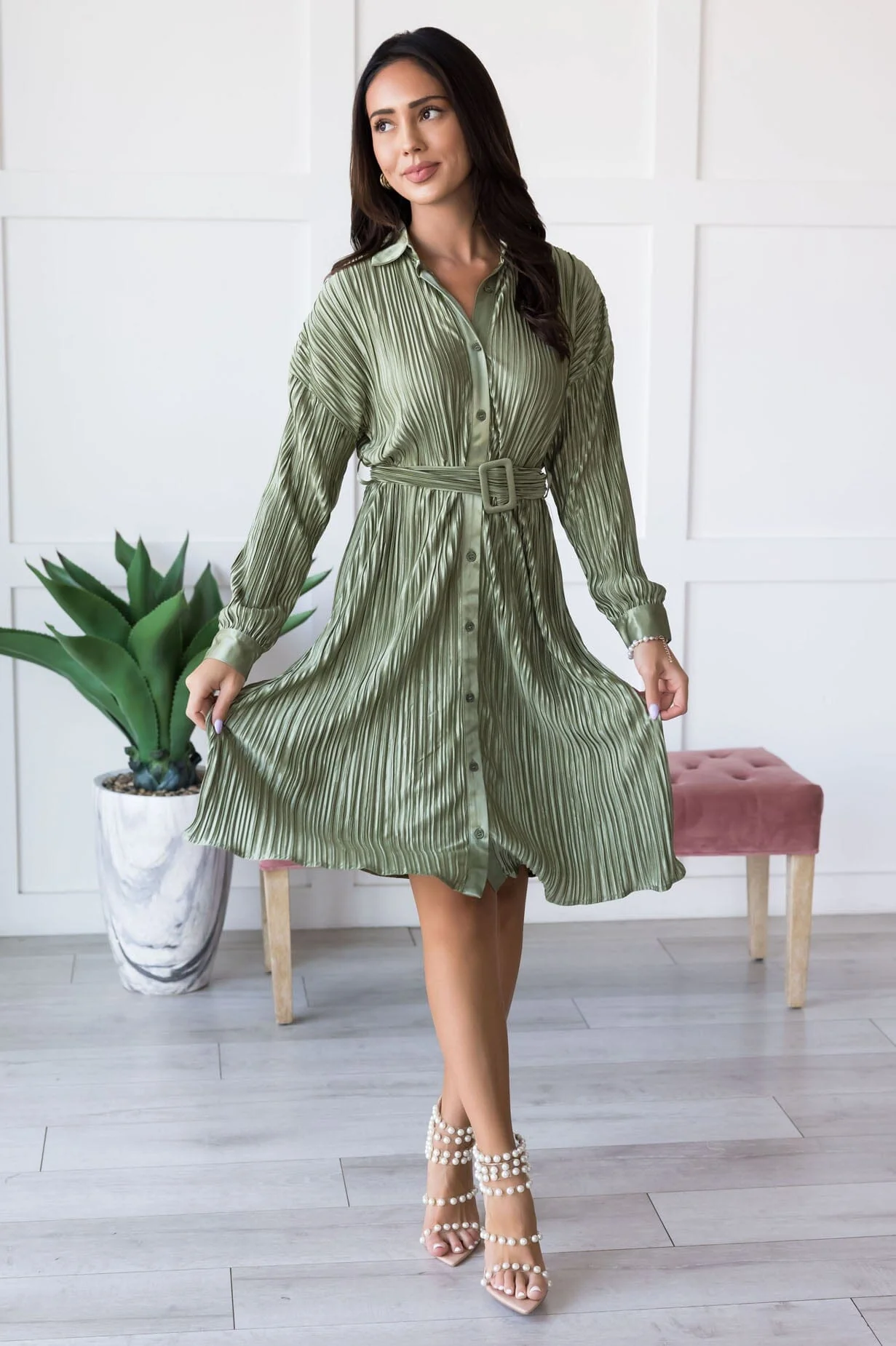 The Elysia Milky Tea Dresses - XNAUWBI