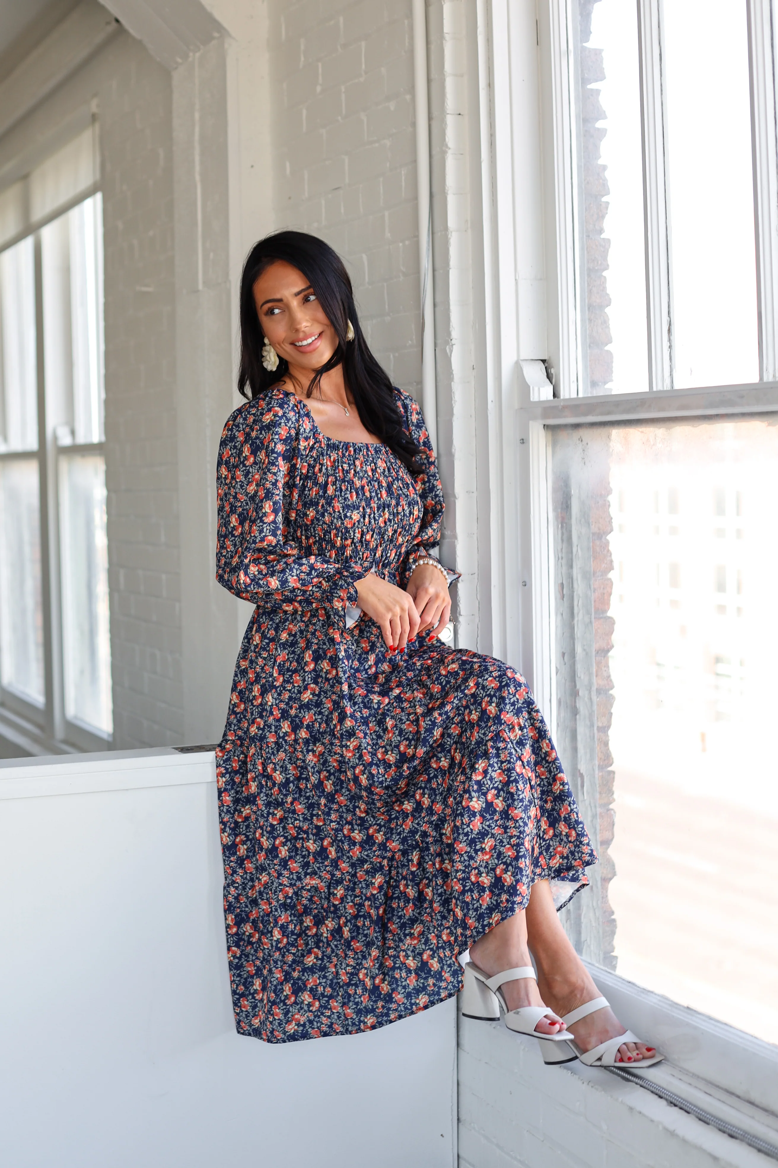The Sullivan Citrus Bloom Dresses - XNAUWBI