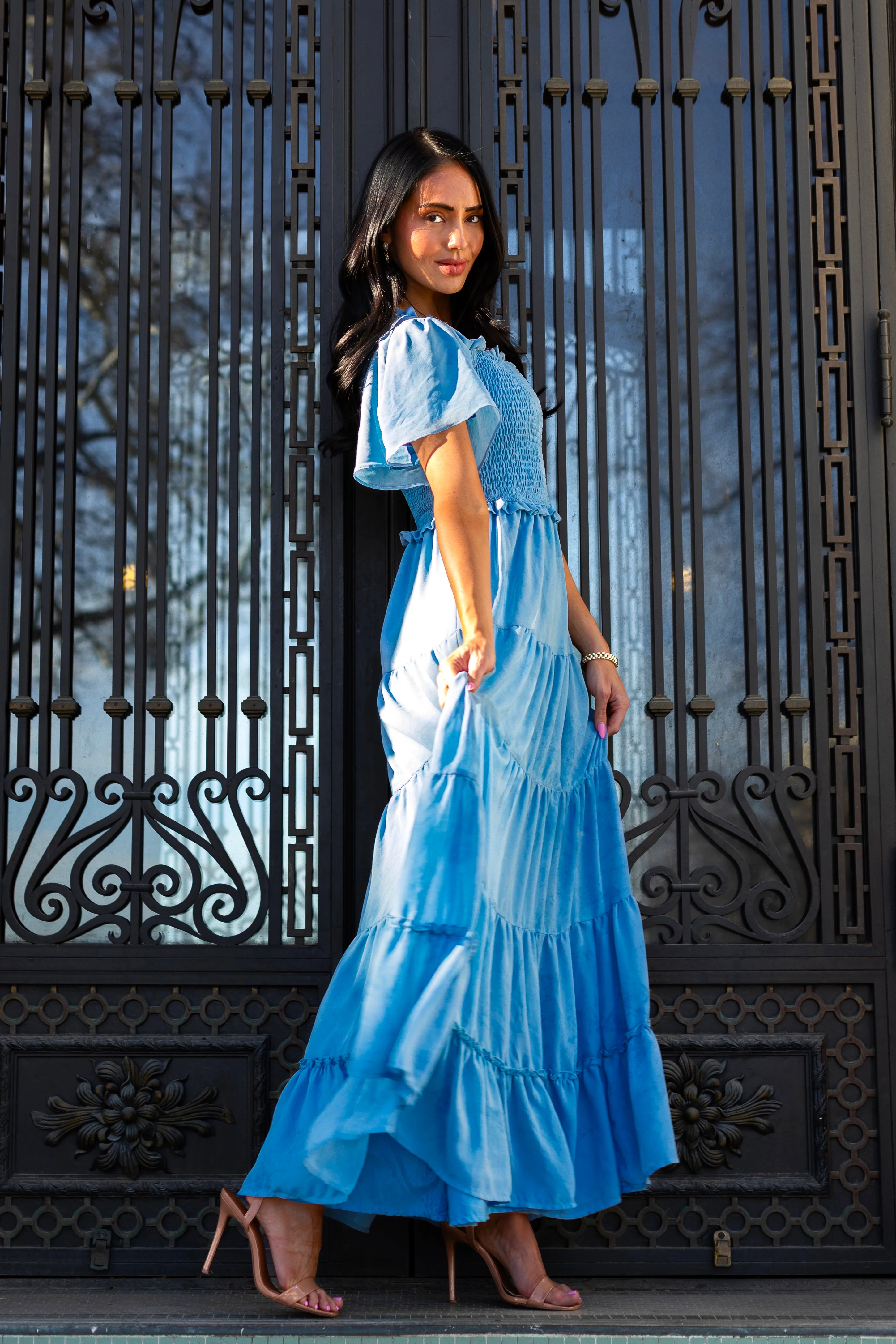 The Leigh Robin Blue Dresses - XNAUWBI