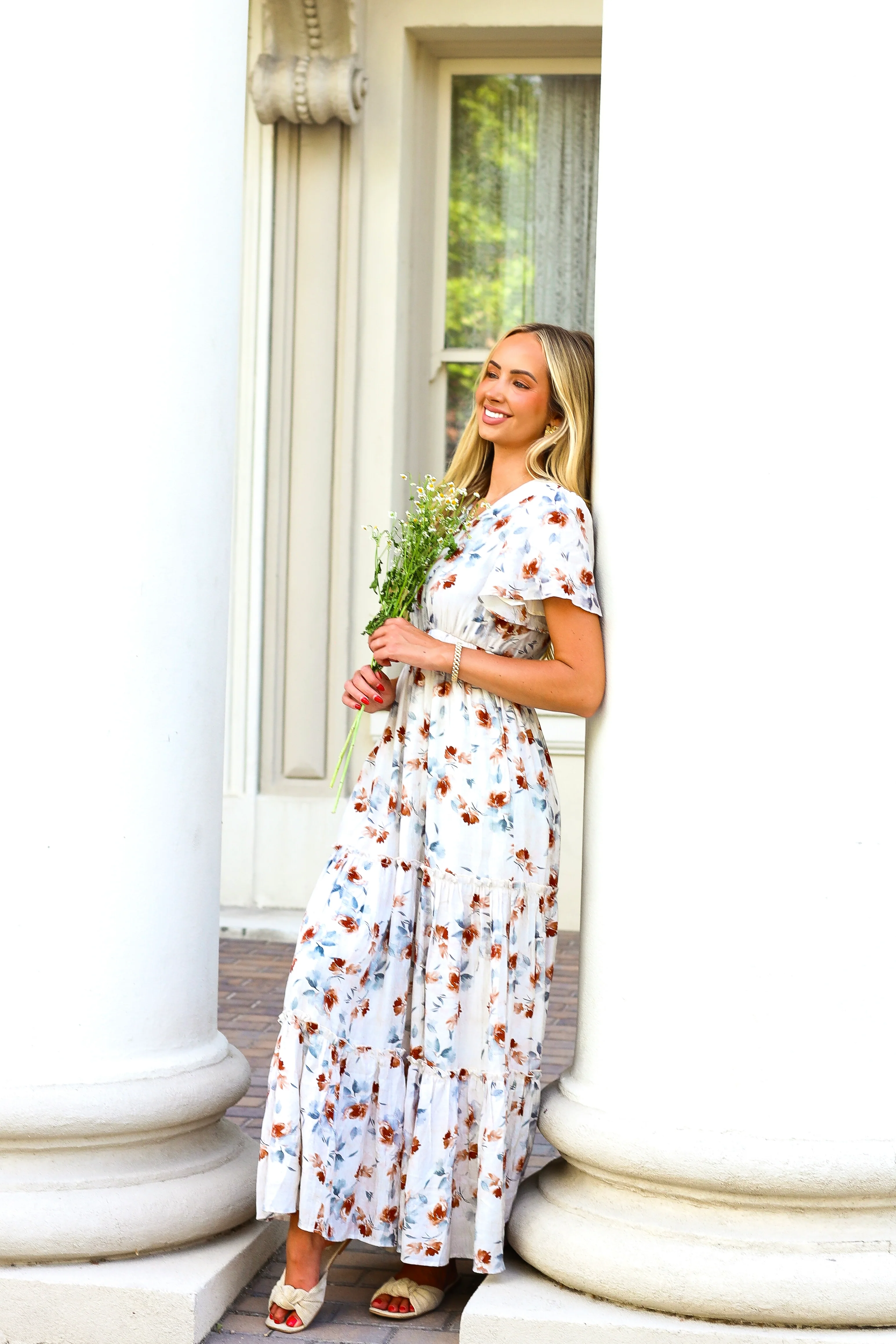 The Eden Copper Blossom Dresses - XNAUWBI