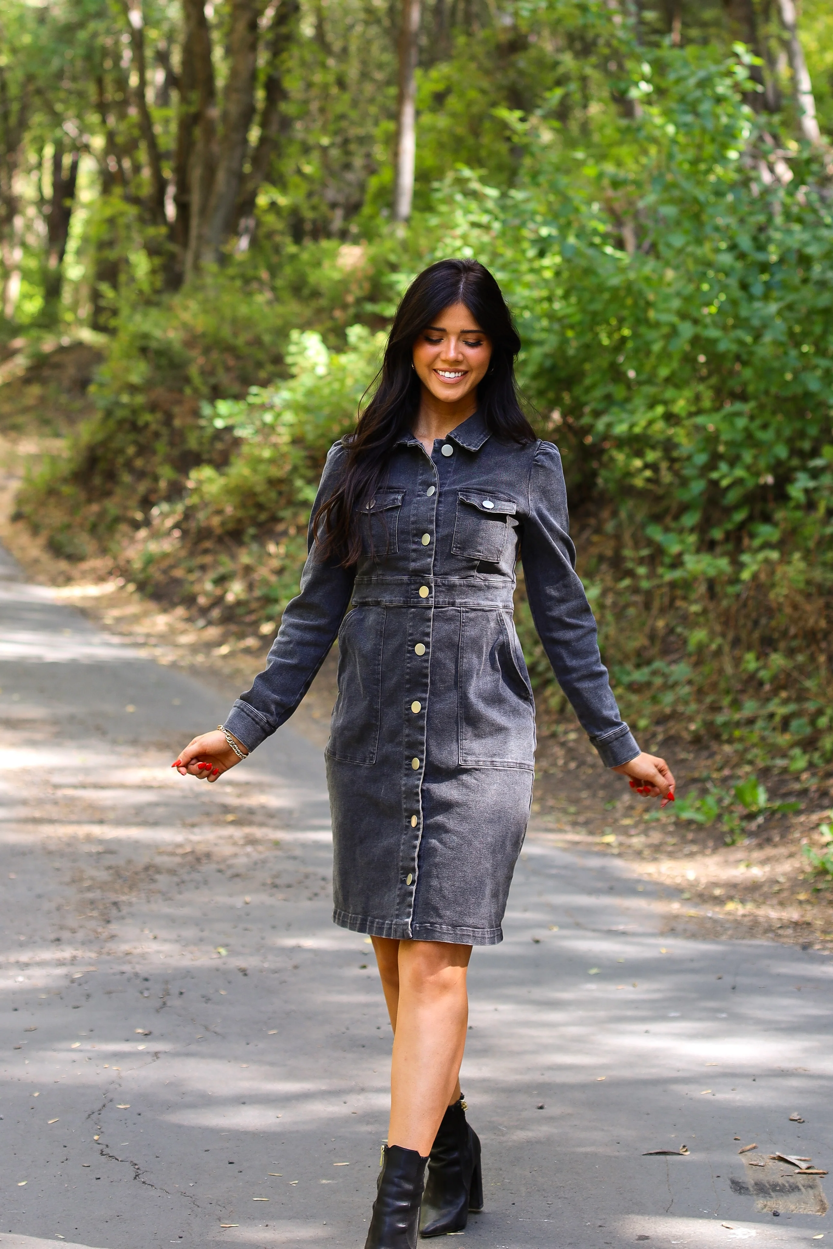 The Mae Vintage Black Wash Dresses - XNAUWBI
