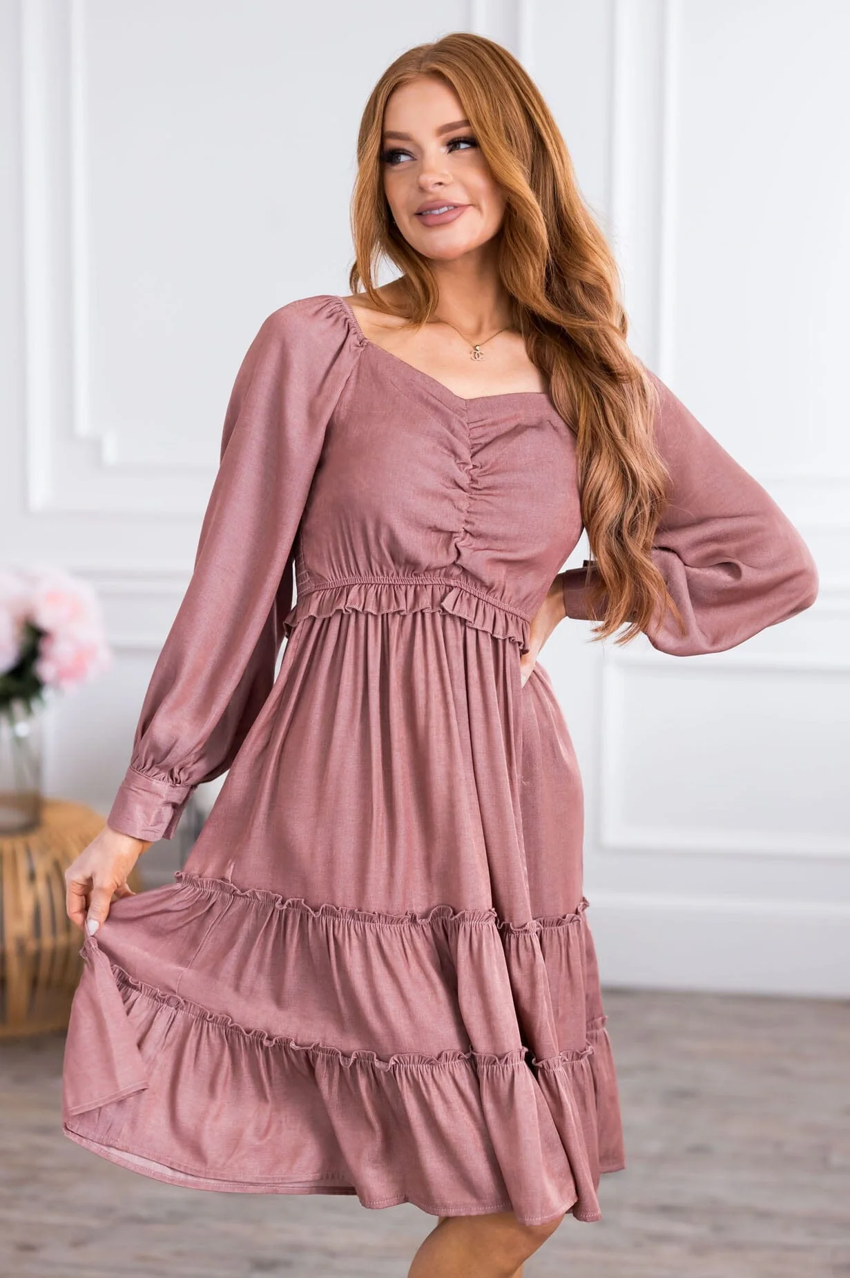The Rhea Ginger Dresses - XNAUWBI