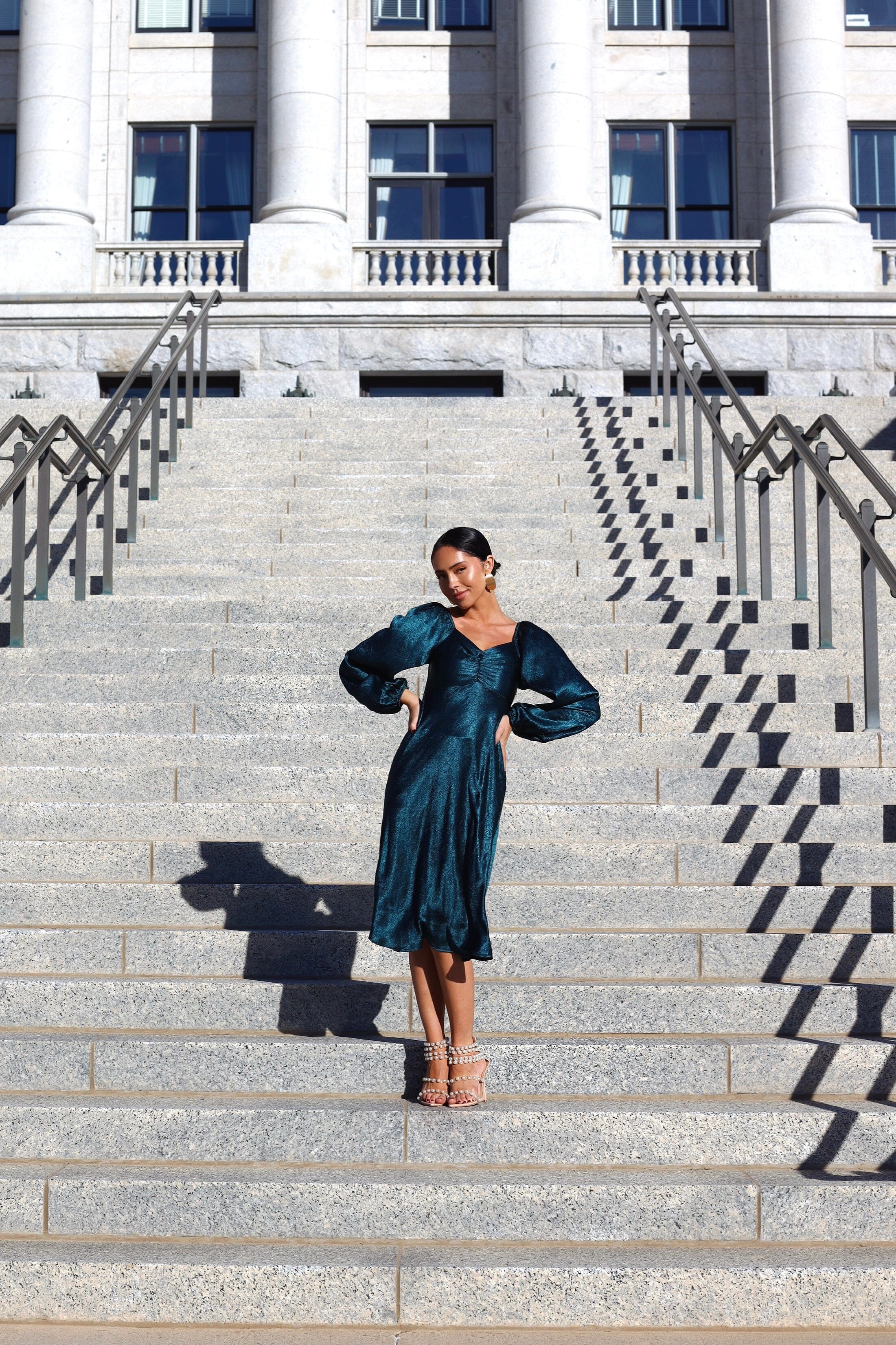 The Nellie Evergreen Dresses - XNAUWBI