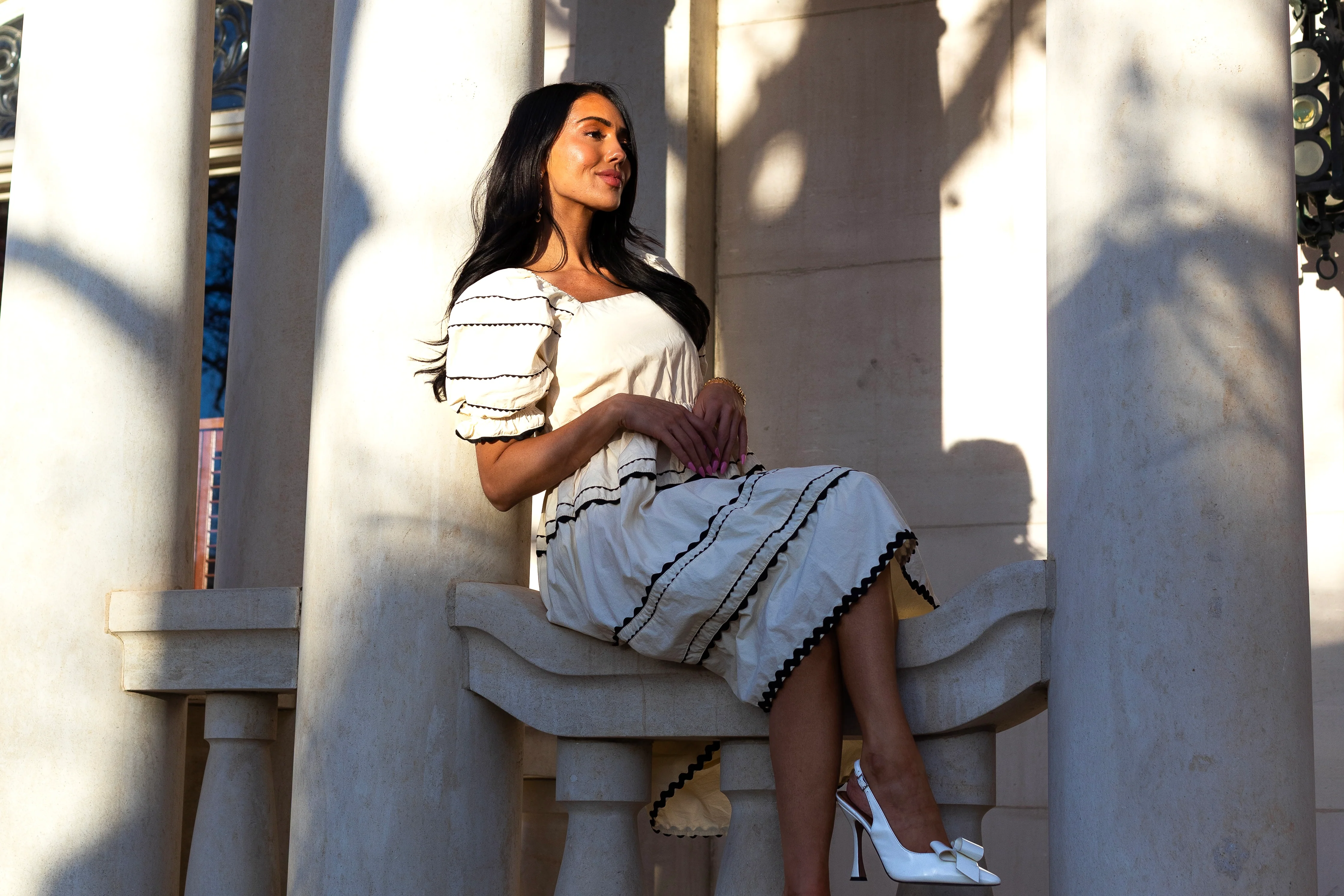 The Damson Cream Cloud Dresses - XNAUWBI