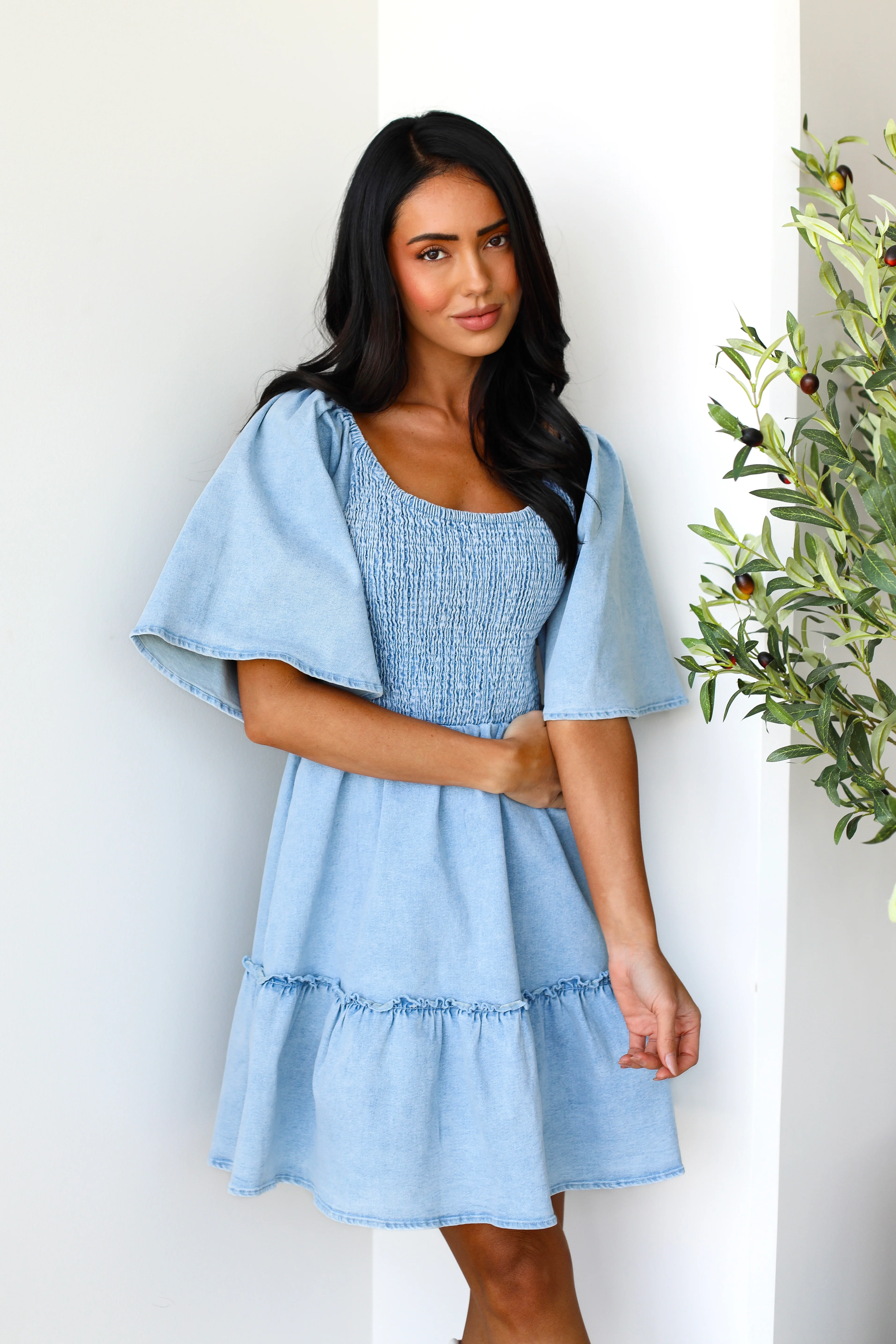 The Kindred Chambray Dresses - XNAUWBI