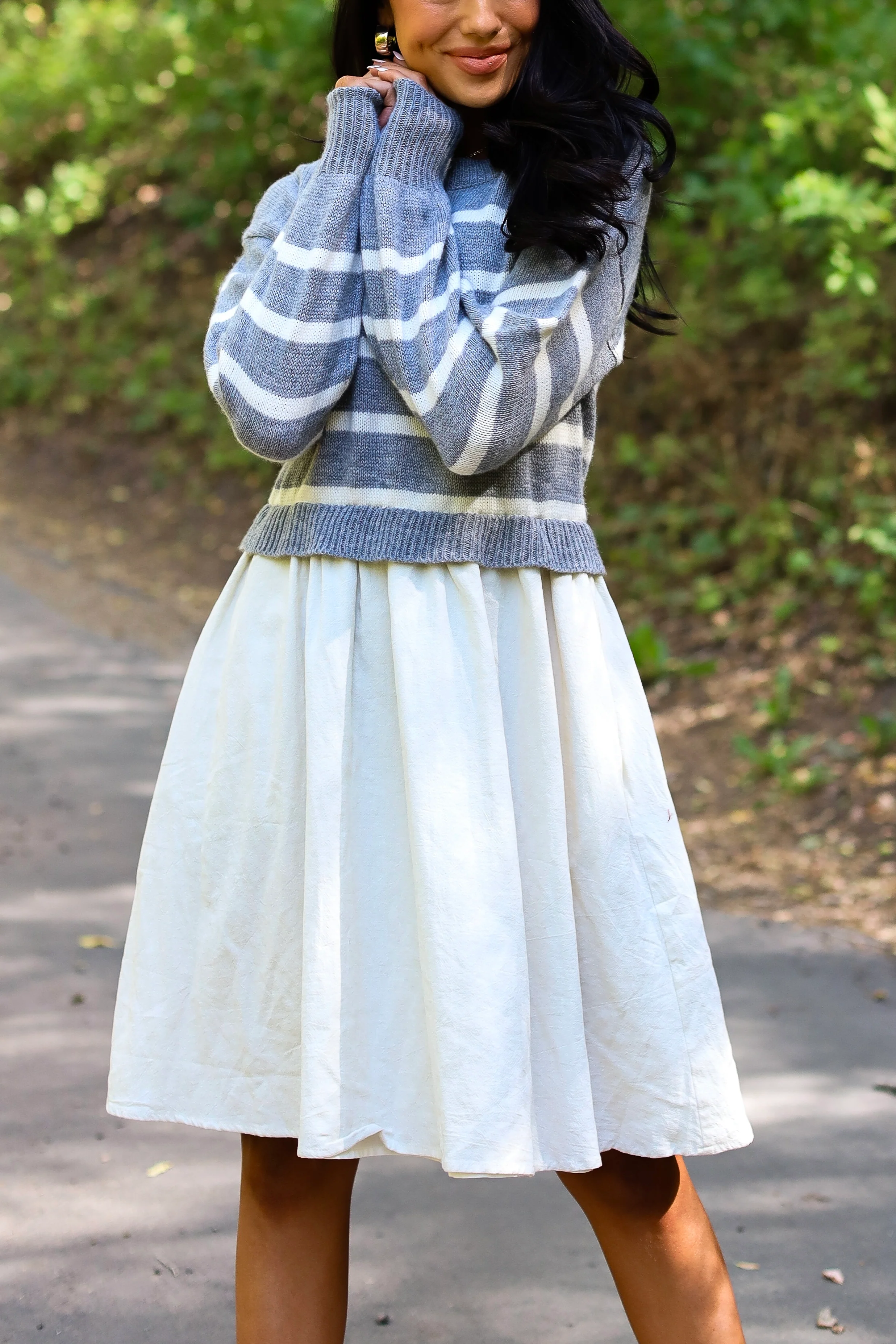 The Cameron Light Grey Dresses - XNAUWBI