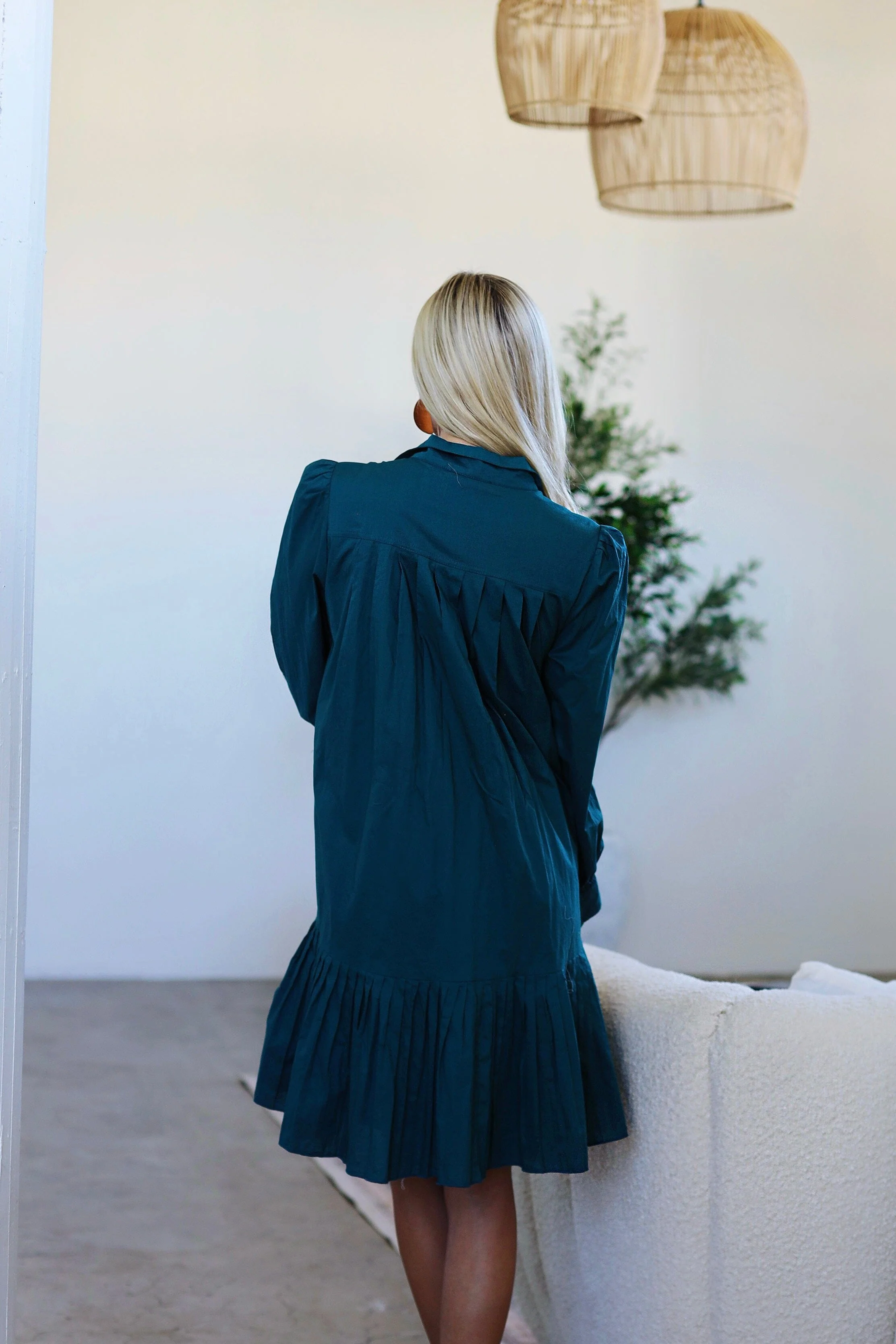 The Zyan Deep Green Dresses - XNAUWBI