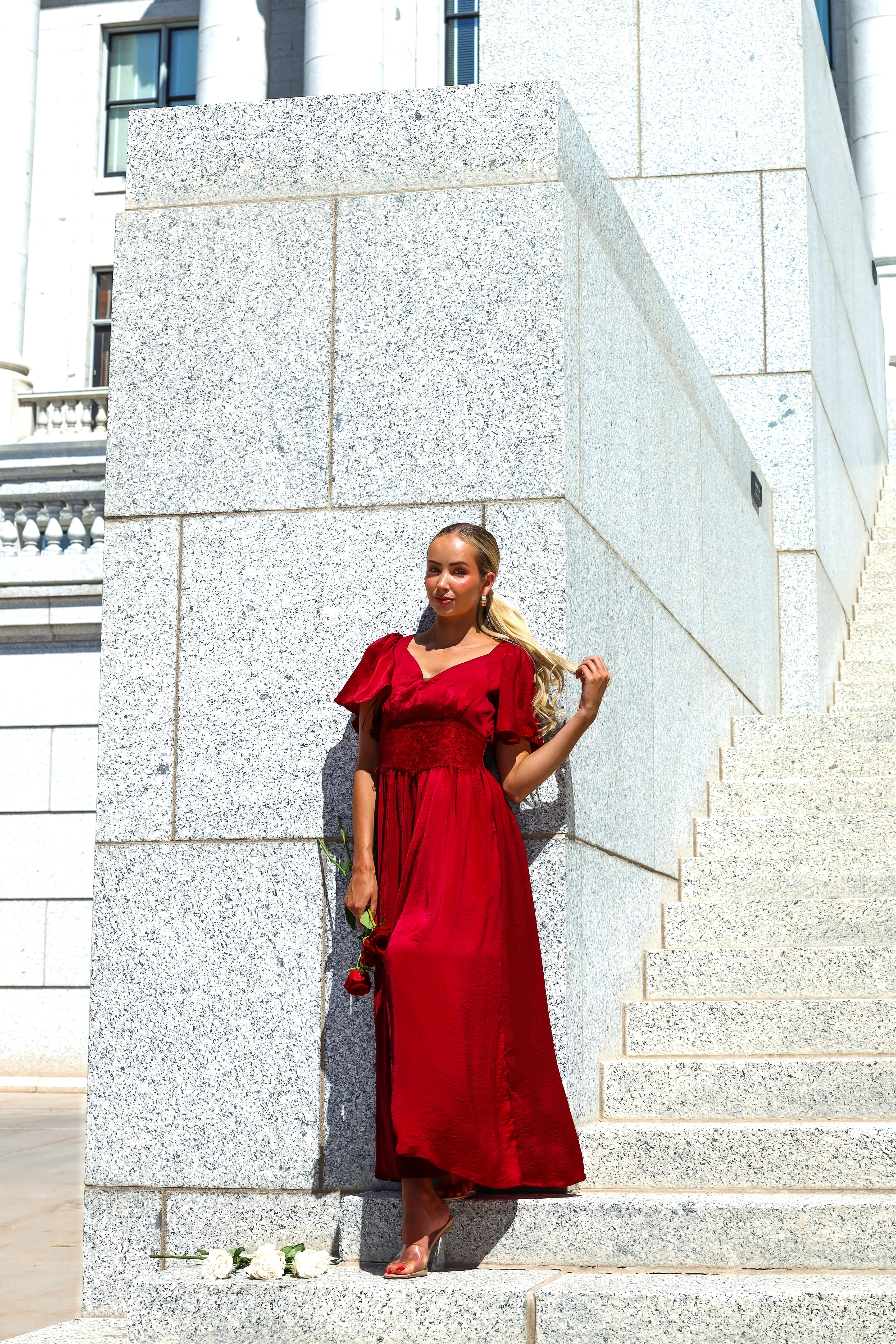 The Kendria Cranberry Dresses - XNAUWBI
