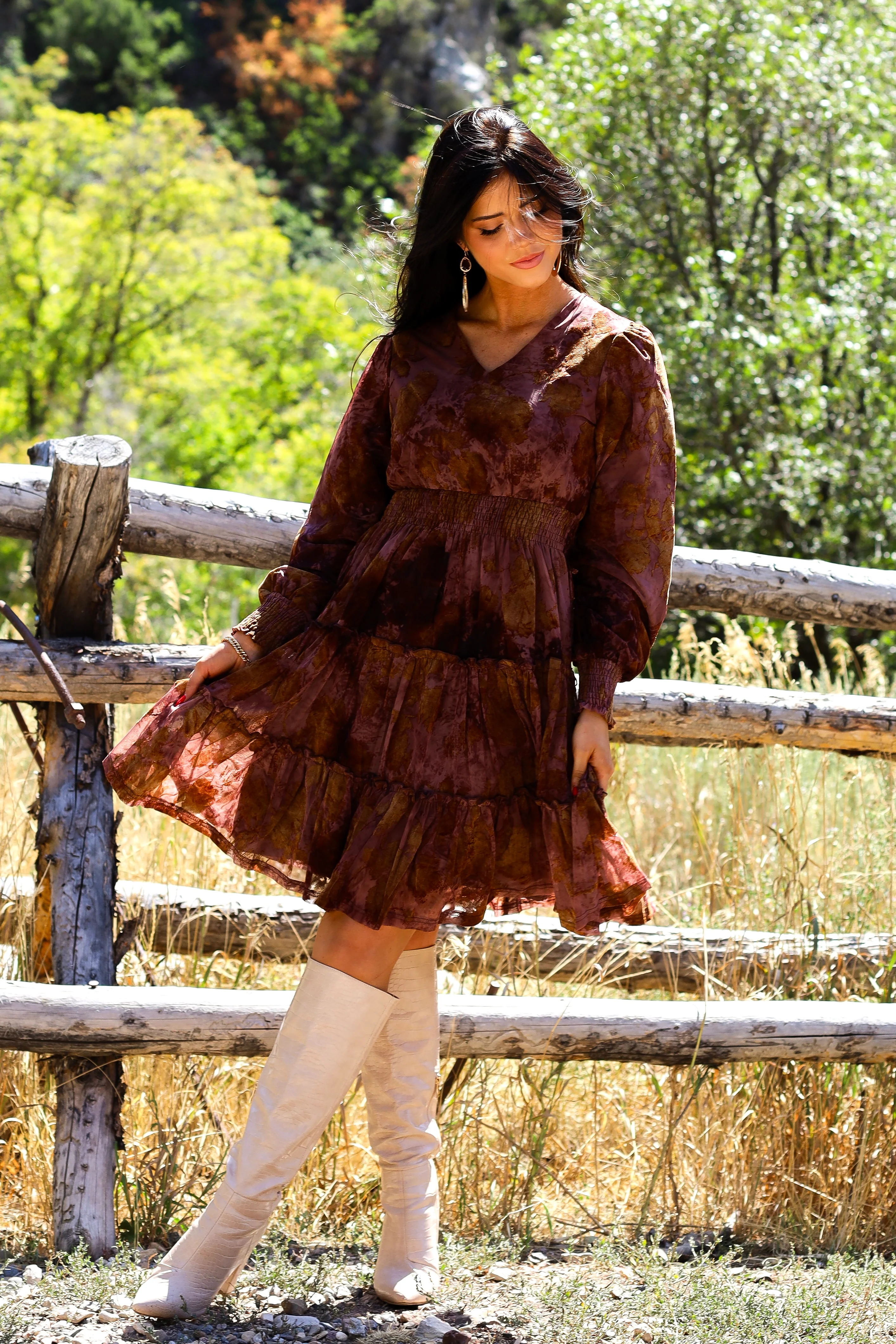 The Opal Hazel Floral Dresses - XNAUWBI