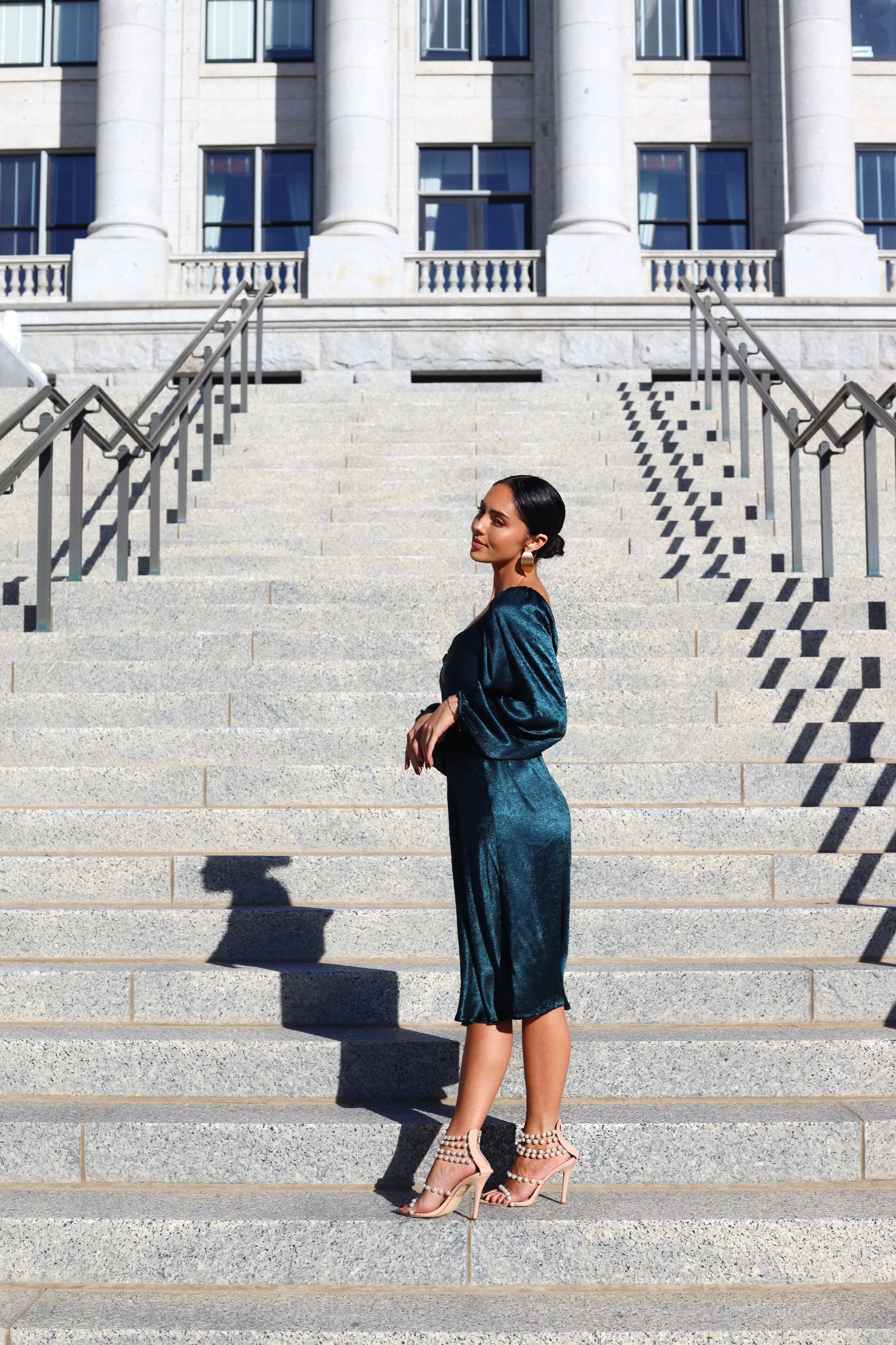 The Nellie Evergreen Dresses - XNAUWBI