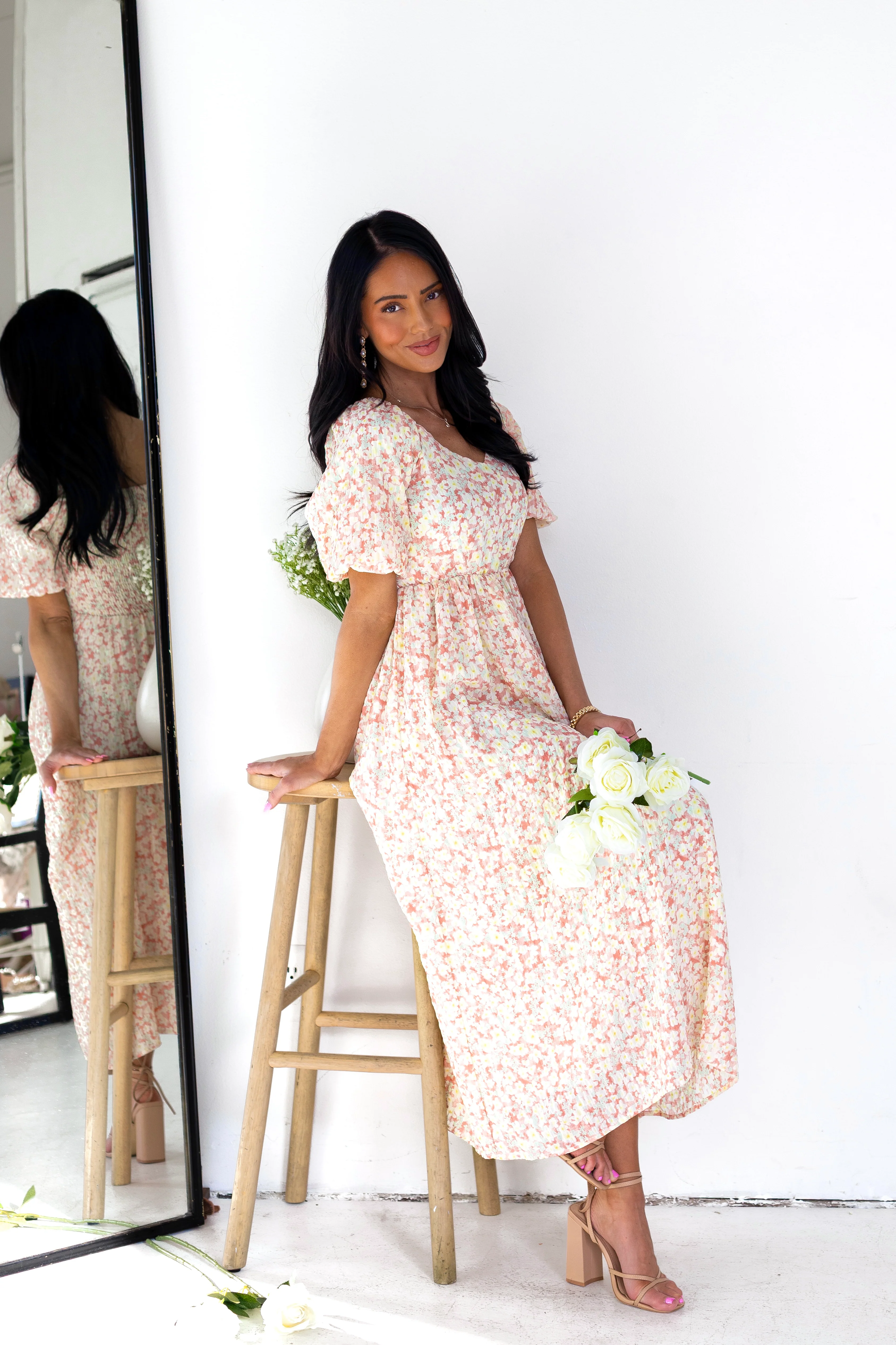 The Sunday Seashell Coral Dresses - XNAUWBI