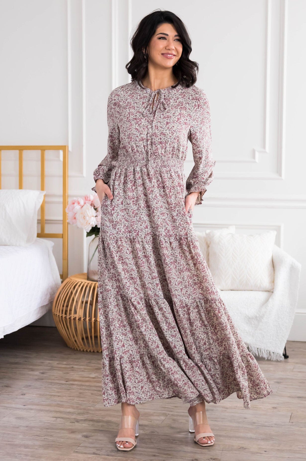 The Wesley Delicate Rose Dresses - XNAUWBI