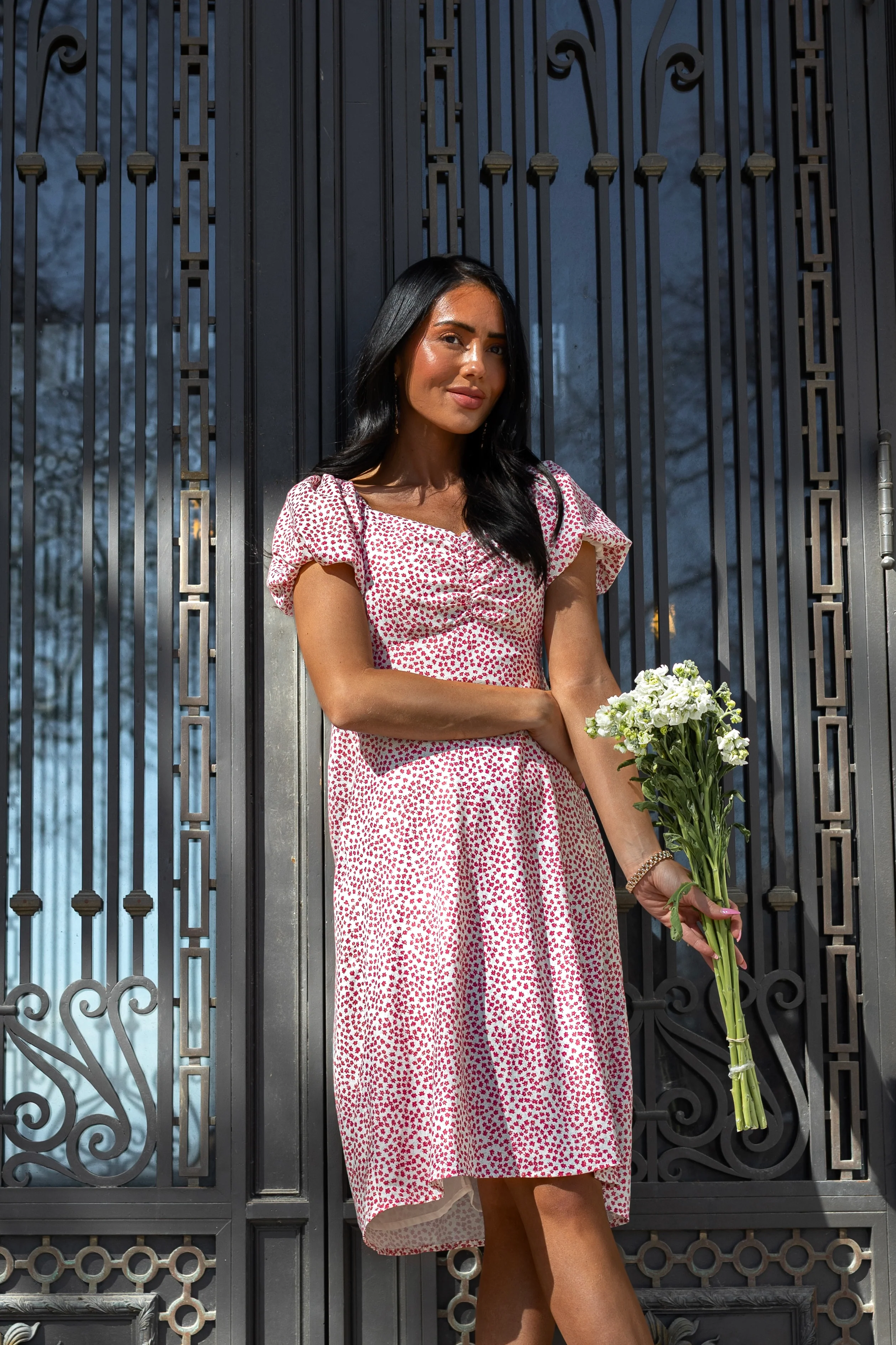 The Tuesday Pink Daisy Dresses - XNAUWBI