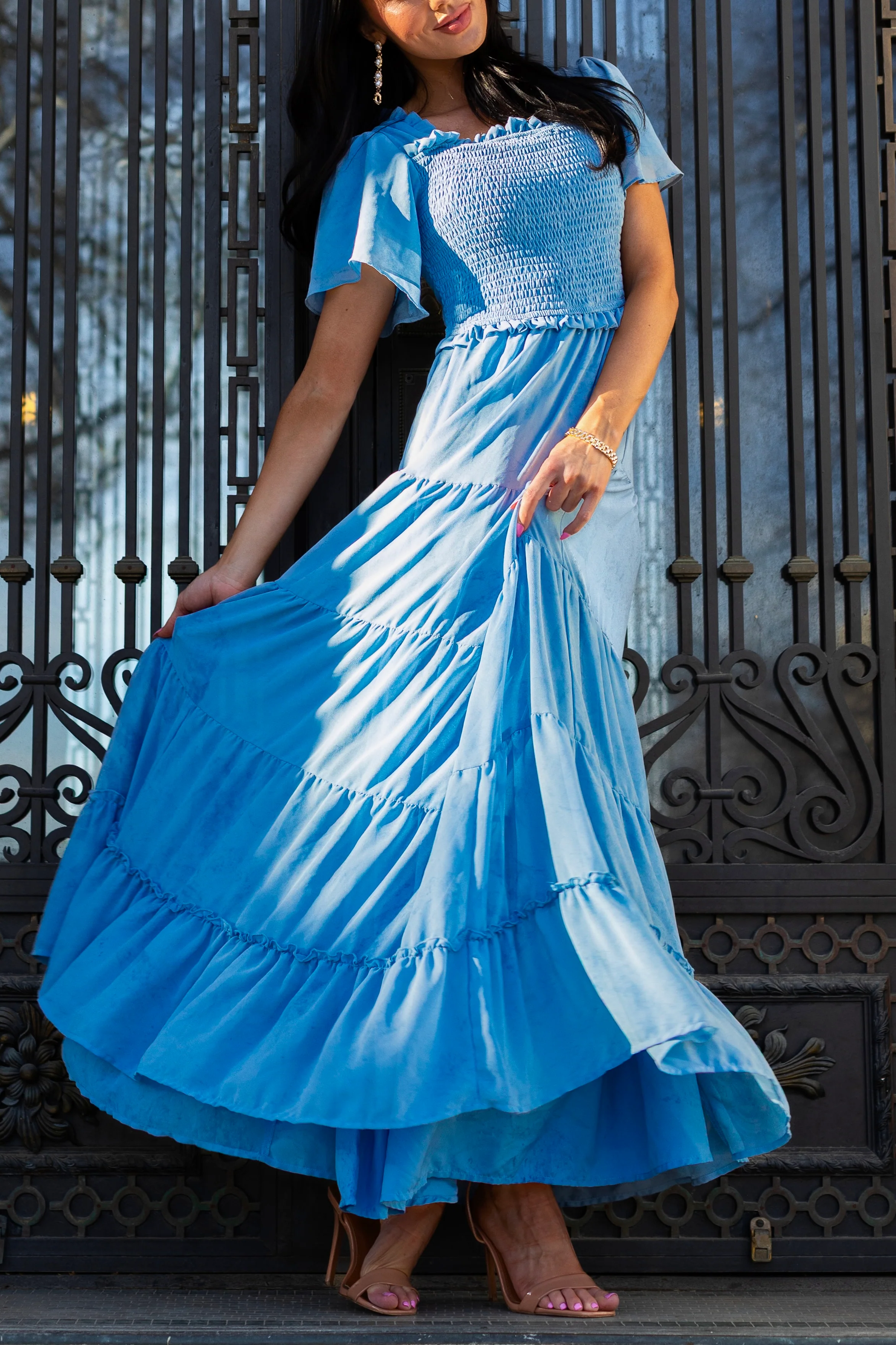The Leigh Robin Blue Dresses - XNAUWBI
