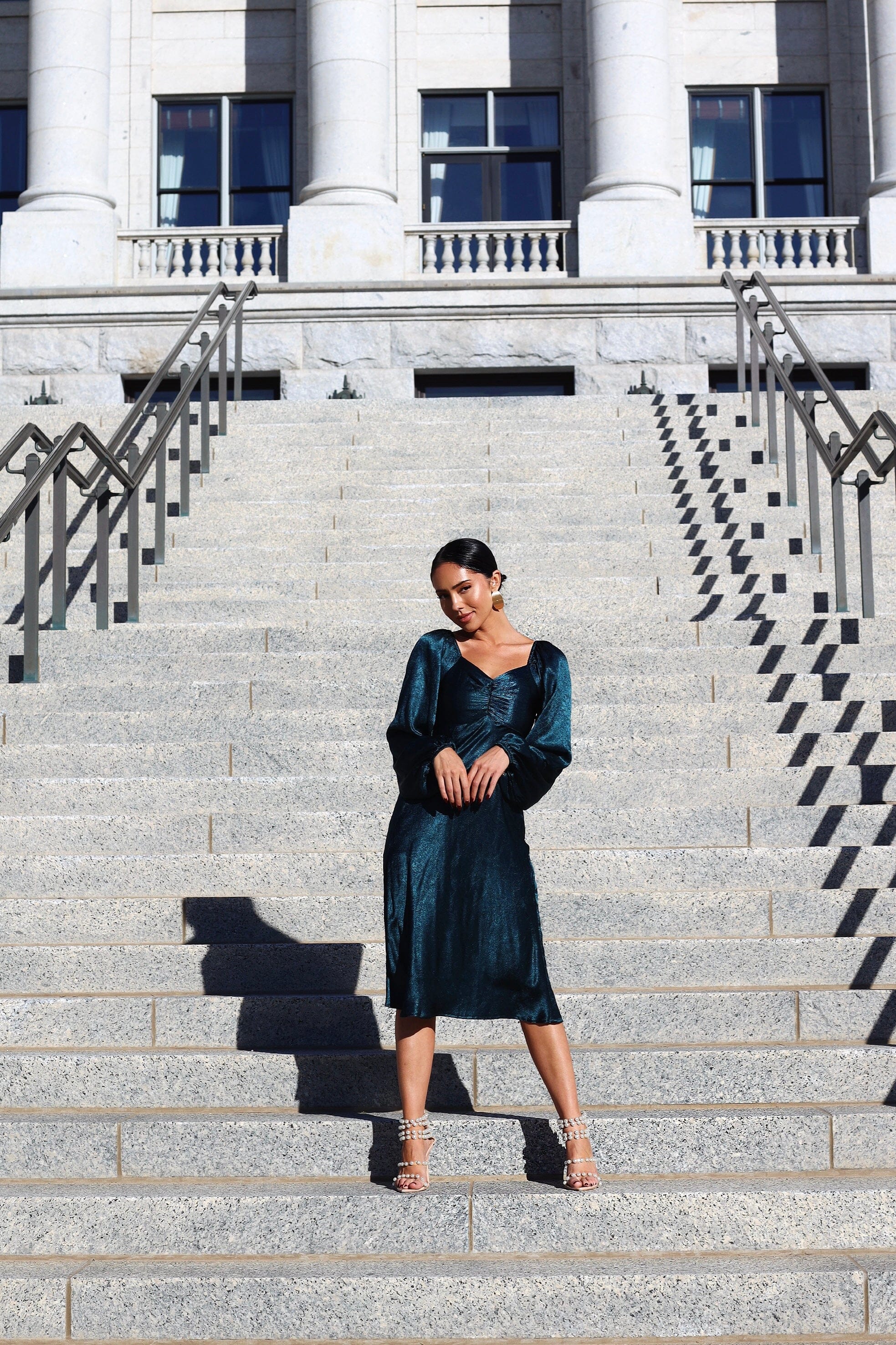 The Nellie Evergreen Dresses - XNAUWBI