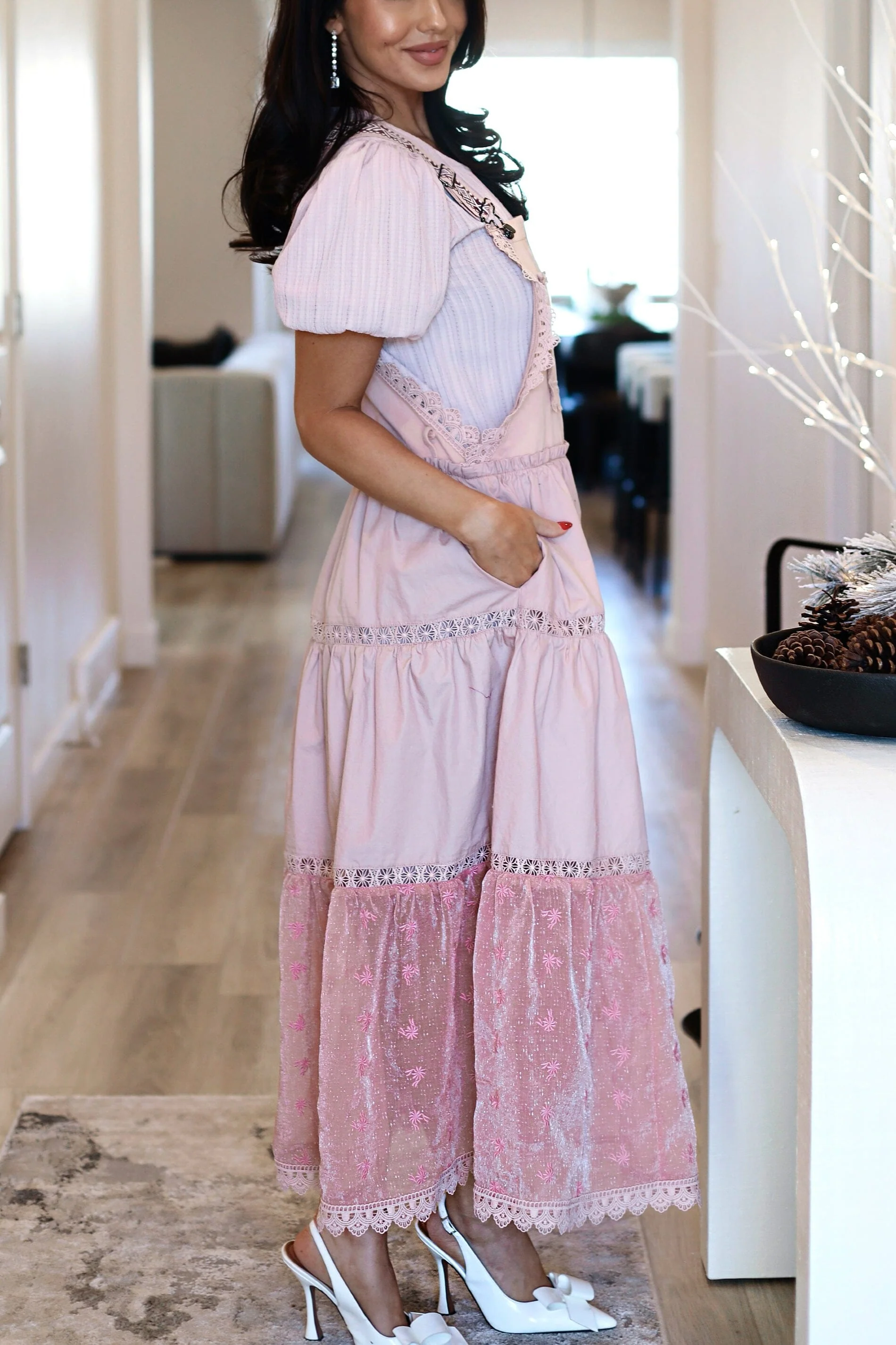 The Emerie Dusty Pink Dresses - XNAUWBI