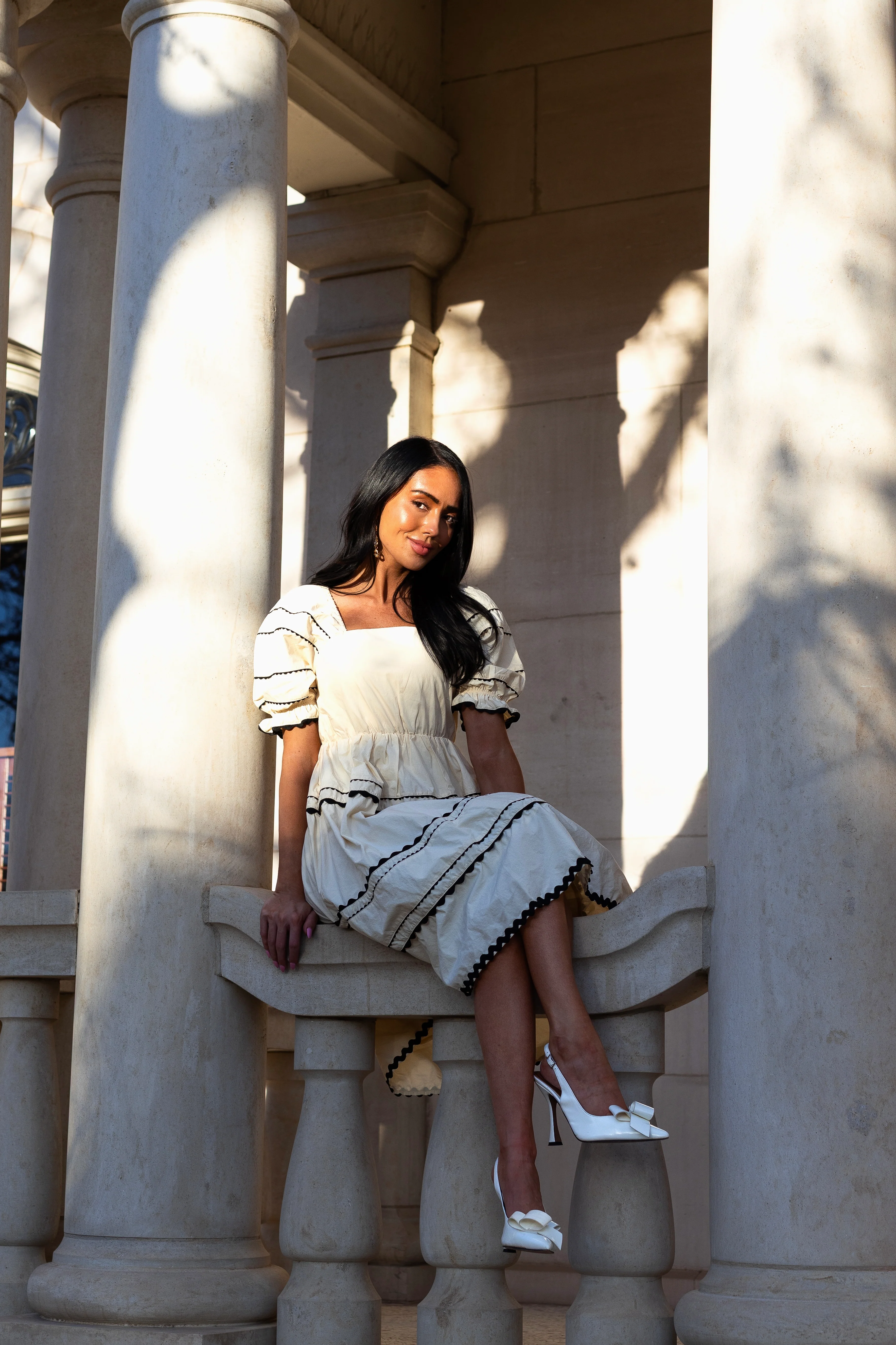 The Damson Cream Cloud Dresses - XNAUWBI