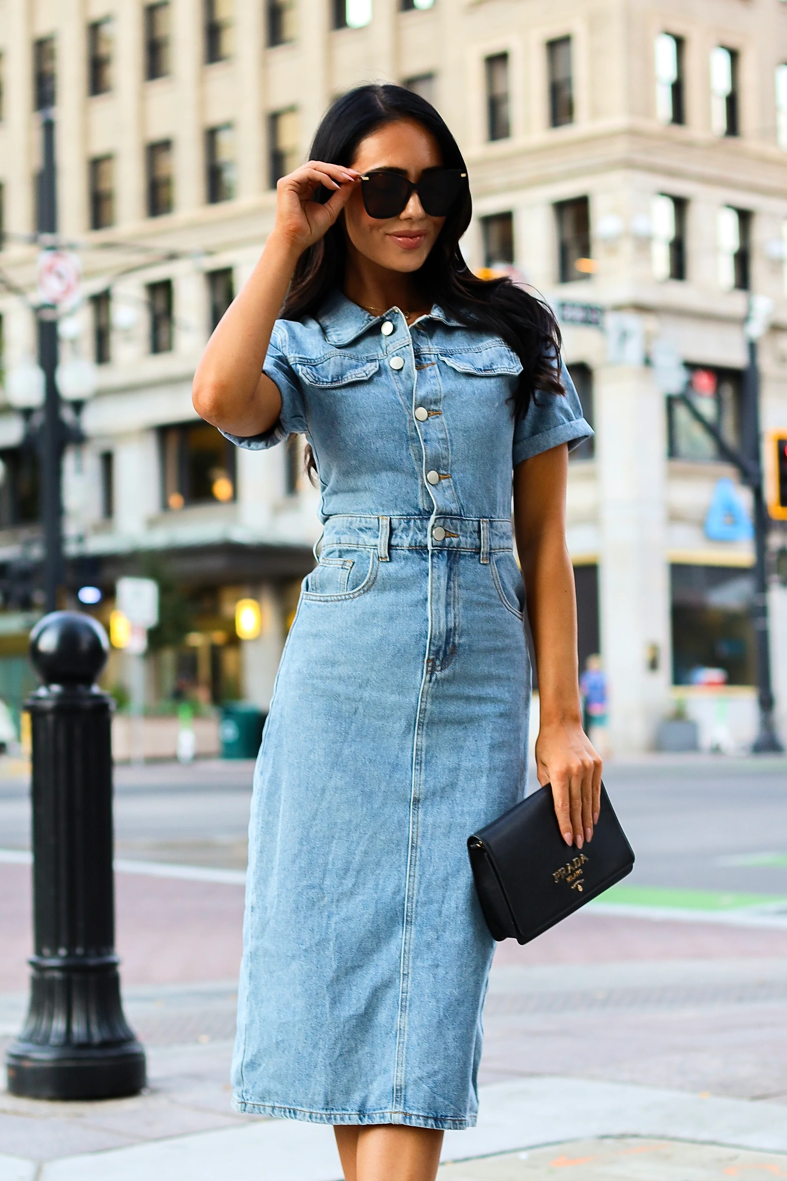 The Desirae Vintage Denim Dresses - XNAUWBI