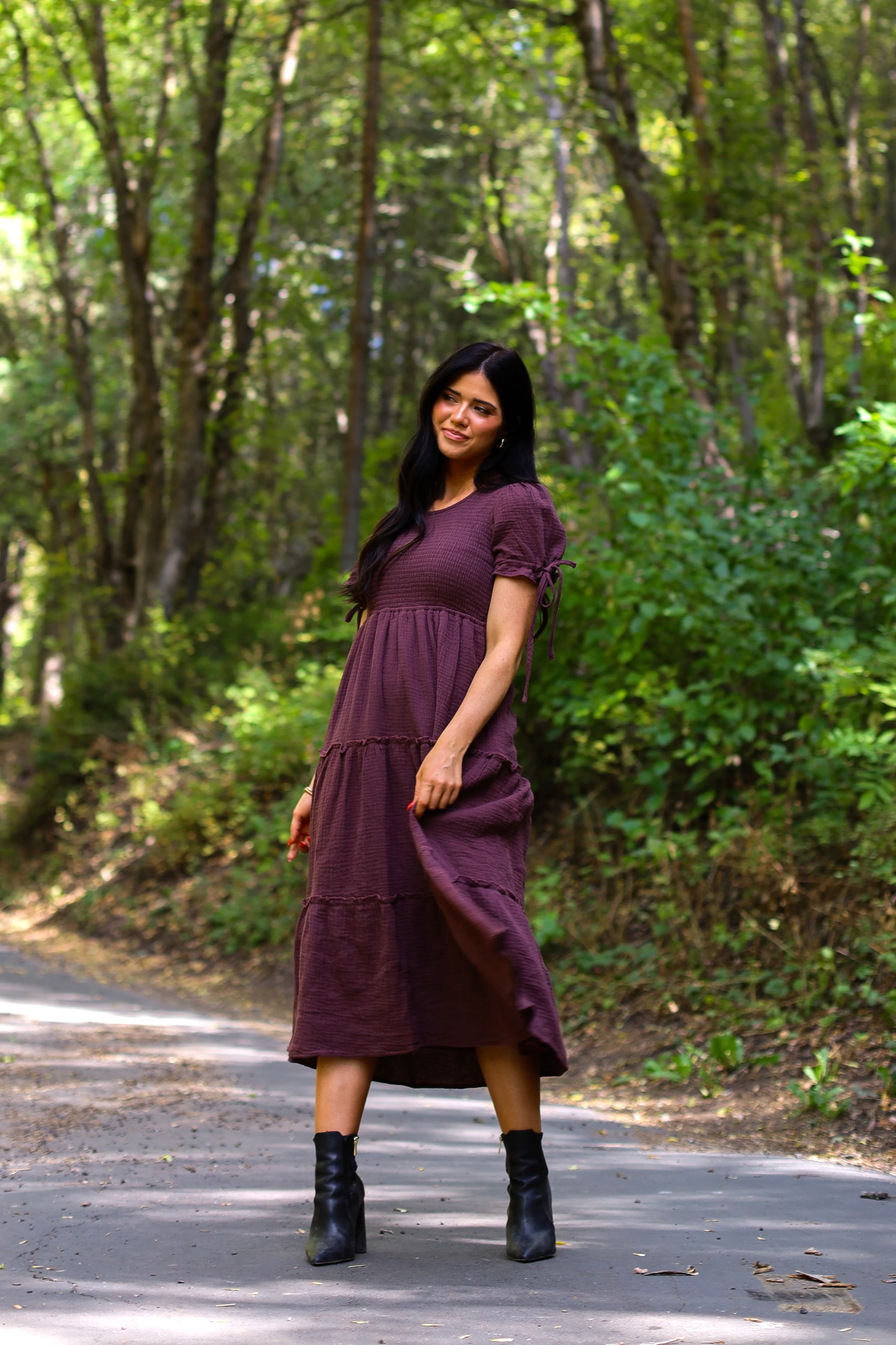 The Merritt Saddlewood Dresses - XNAUWBI