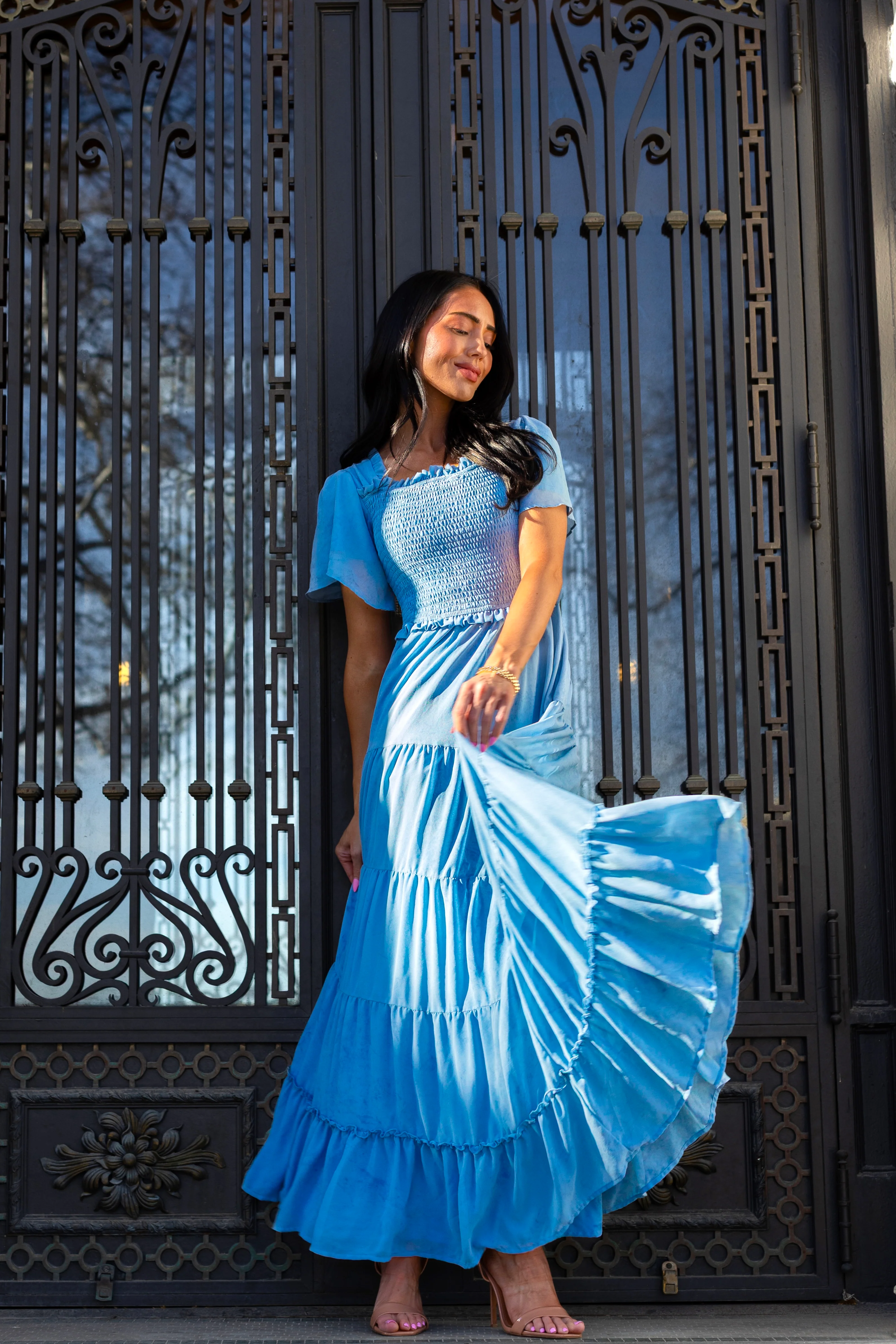 The Leigh Robin Blue Dresses - XNAUWBI