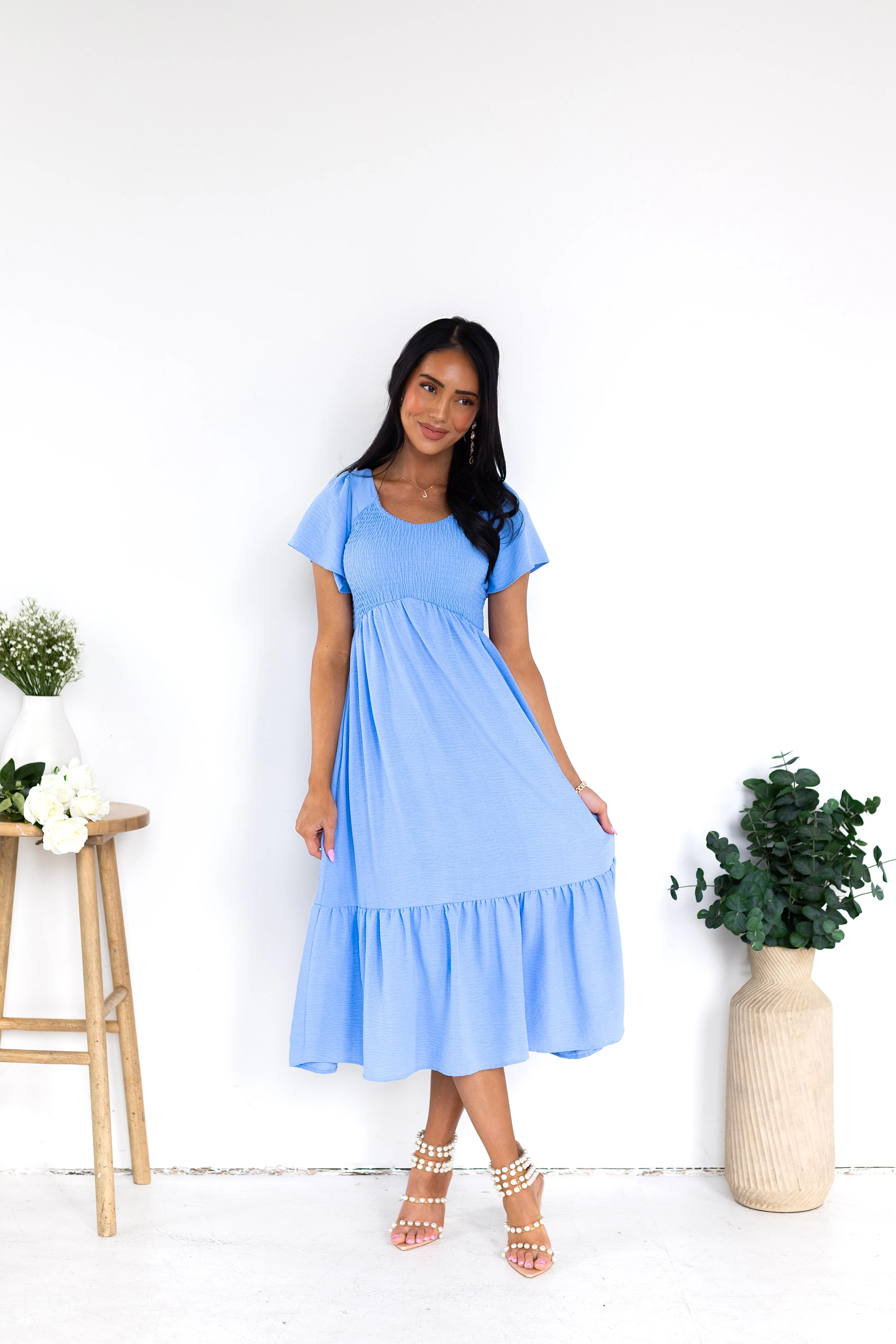 The Kendall Coastline Blue Dresses - XNAUWBI