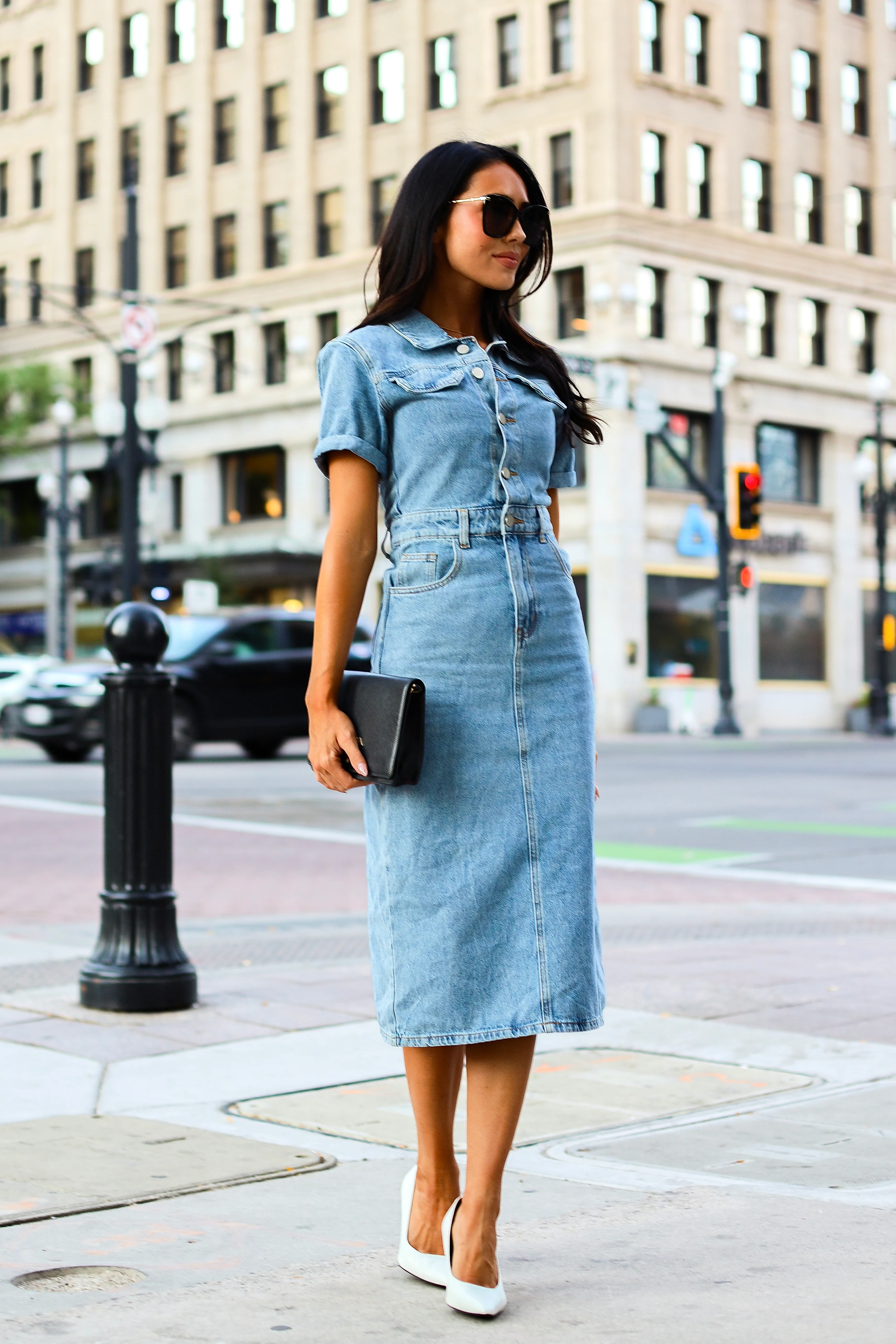 The Desirae Vintage Denim Dresses - XNAUWBI