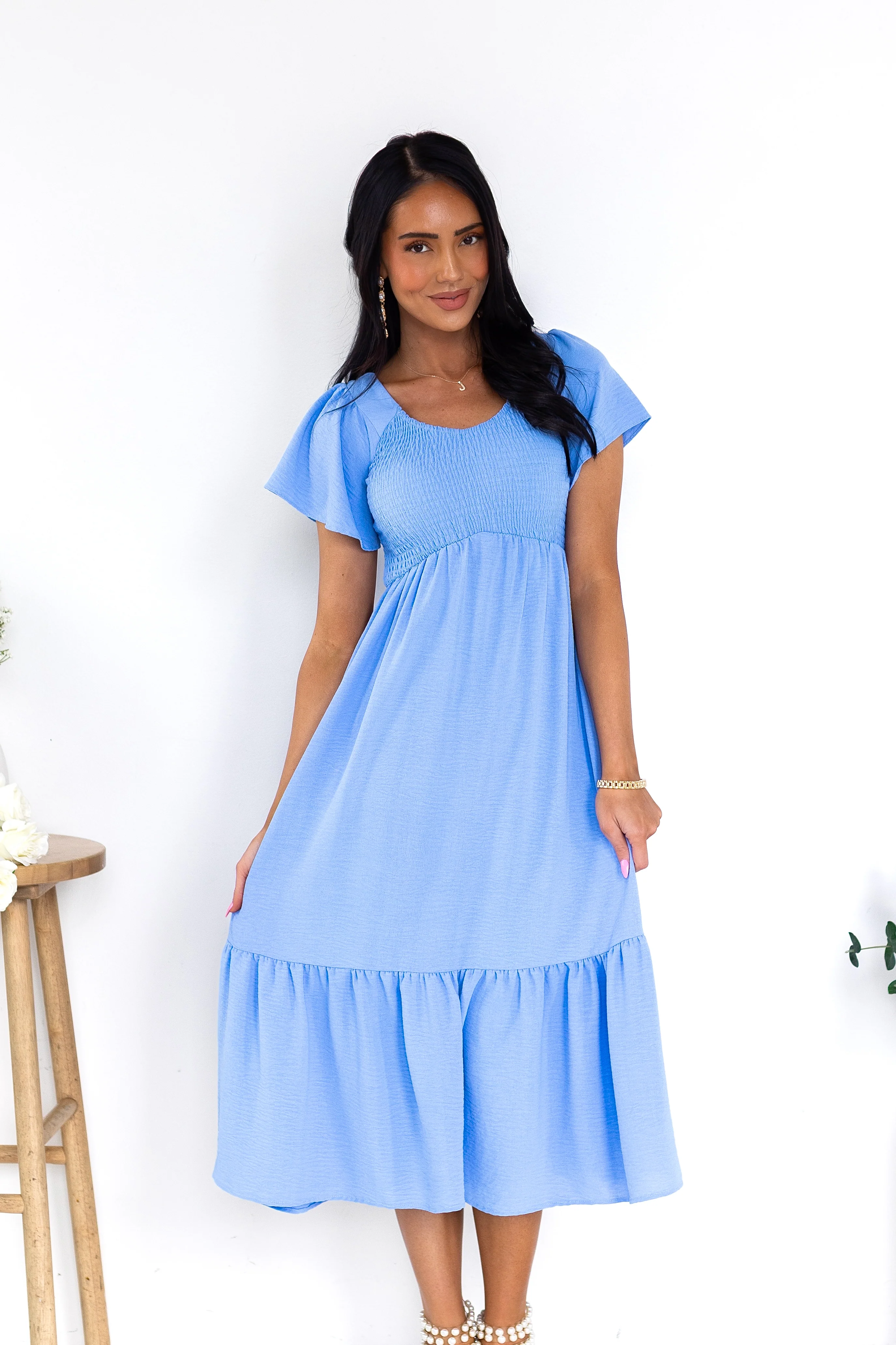 The Kendall Coastline Blue Dresses - XNAUWBI