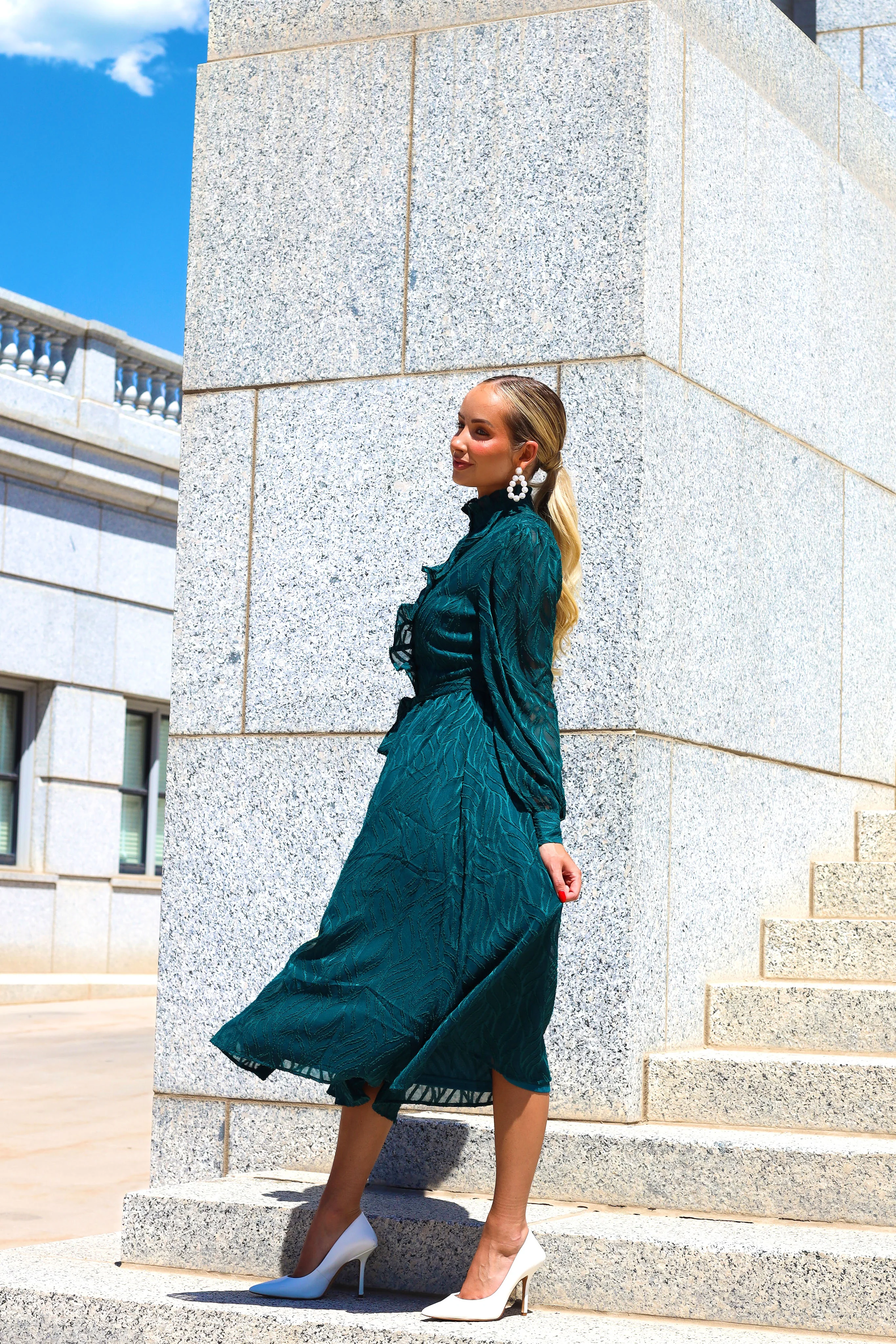 The Sandee Emerald Dresses - XNAUWBI