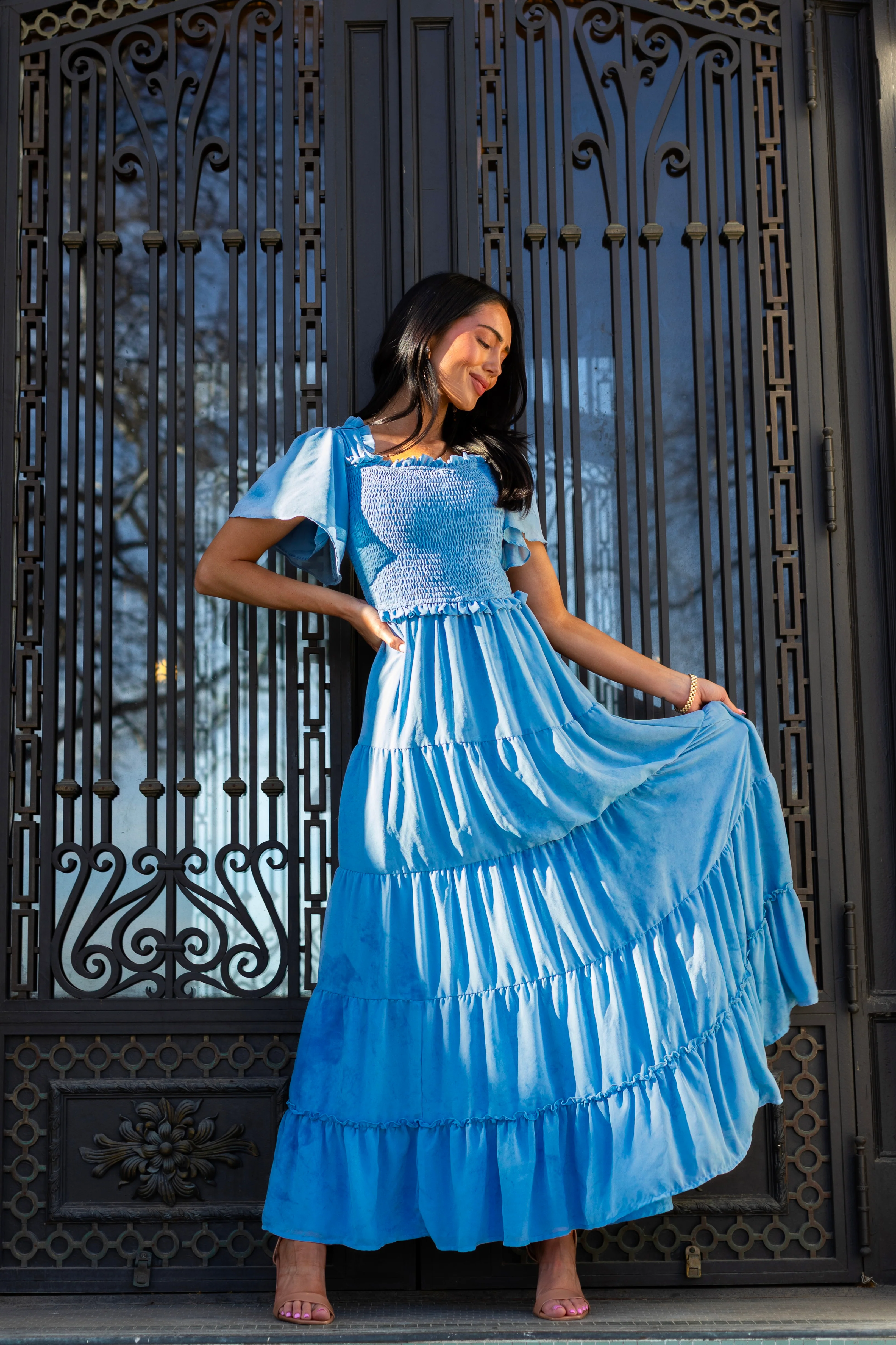 The Leigh Robin Blue Dresses - XNAUWBI