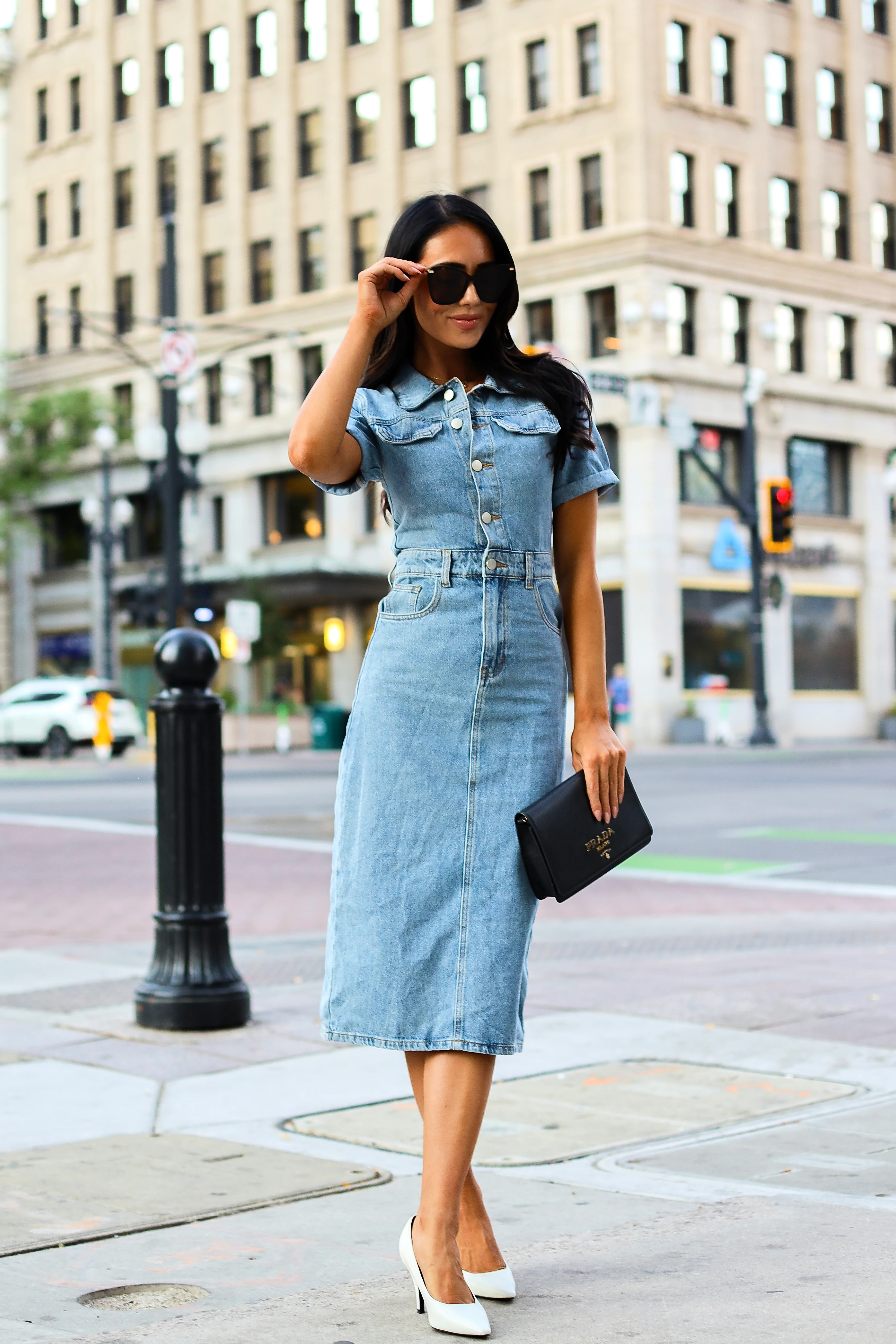 The Desirae Vintage Denim Dresses - XNAUWBI