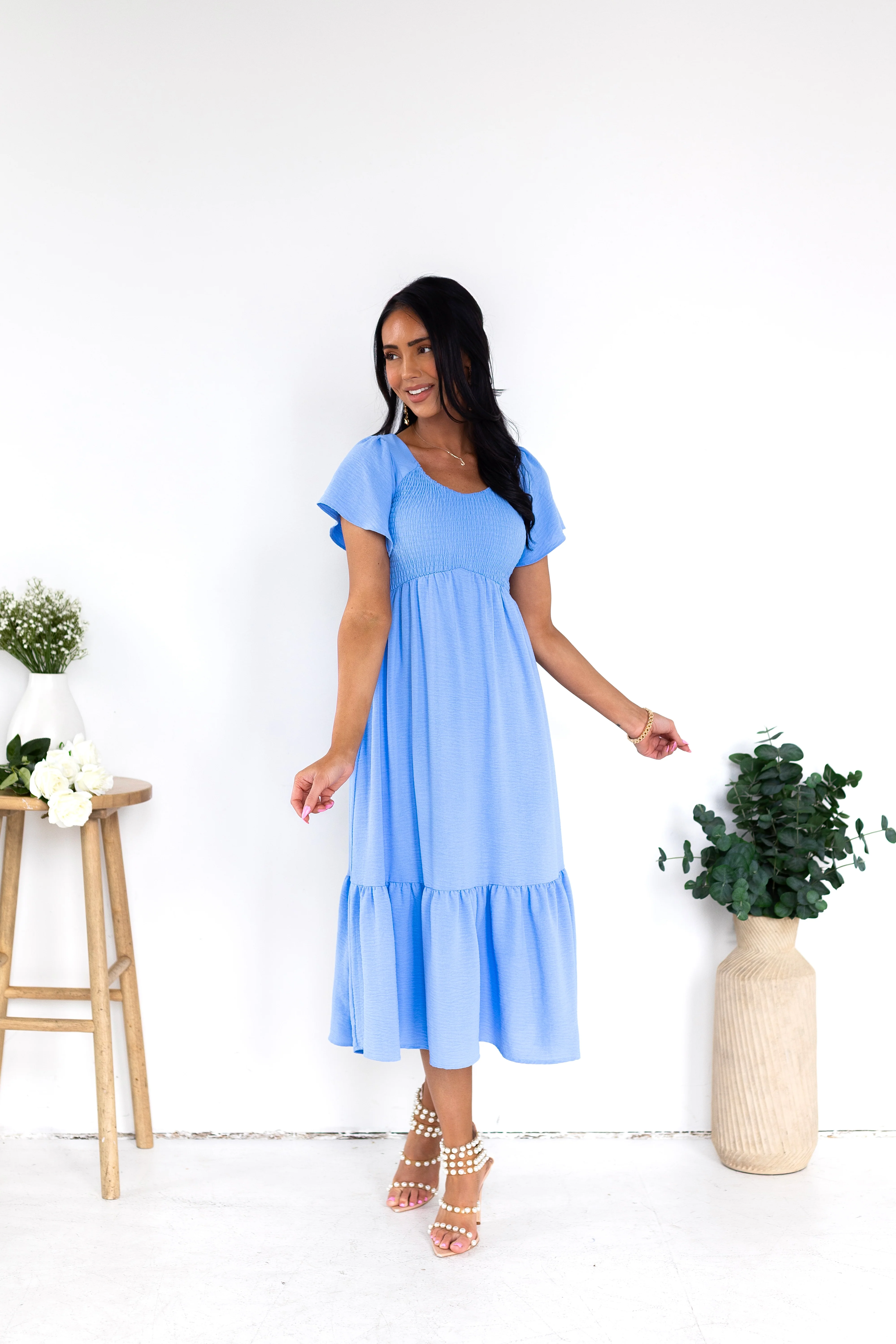 The Kendall Coastline Blue Dresses - XNAUWBI