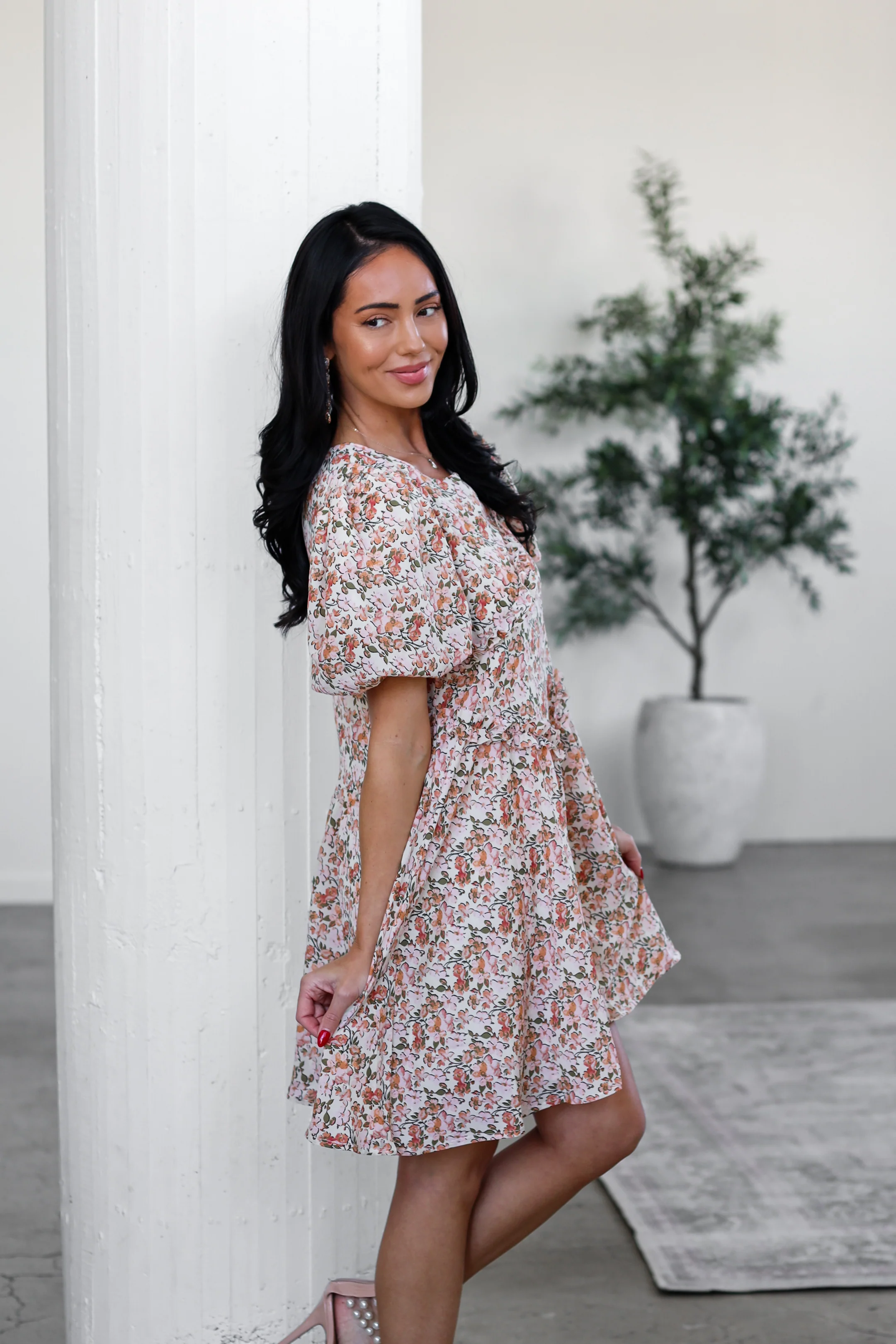 The Venice Peachy Pink Dresses - XNAUWBI