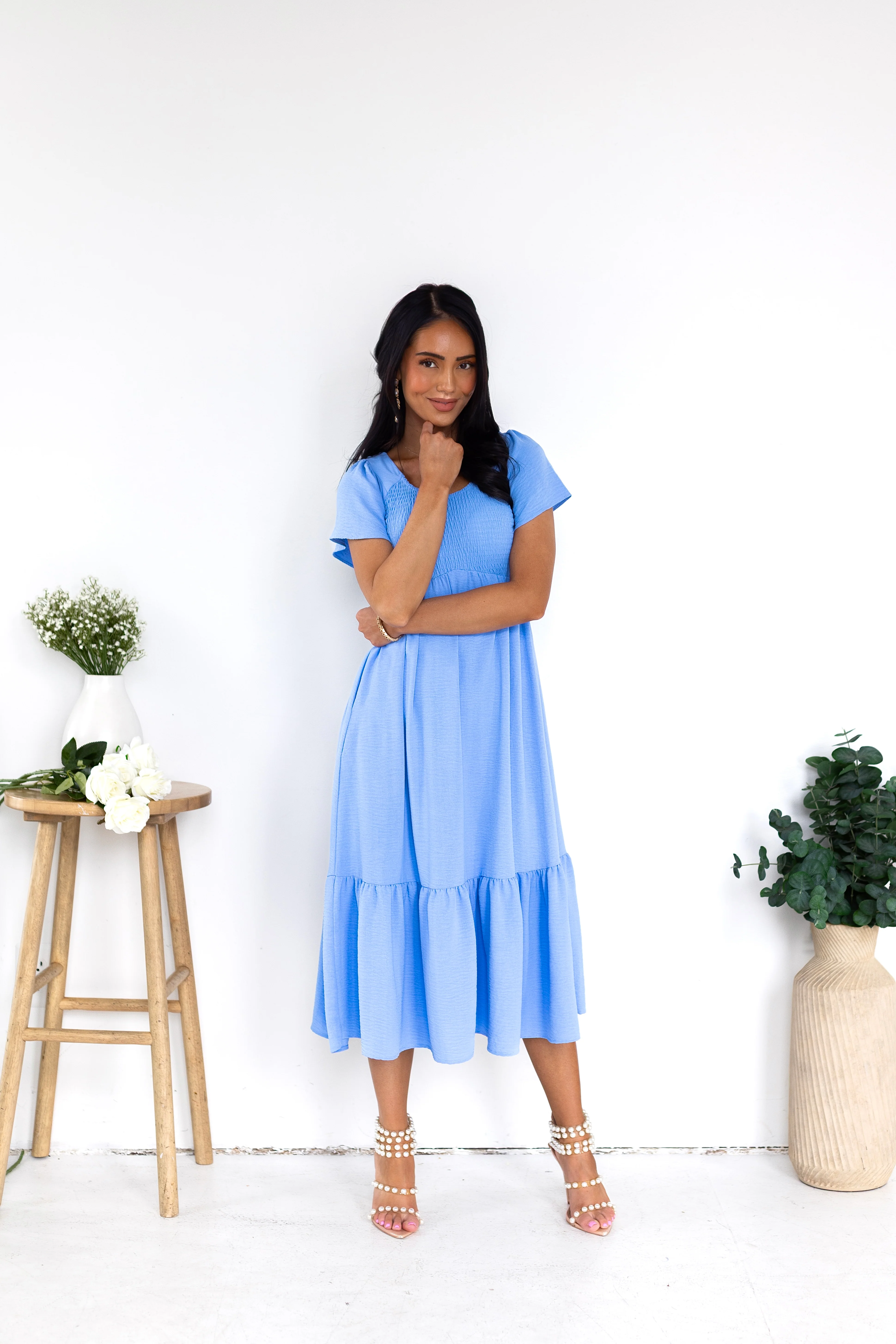 The Kendall Coastline Blue Dresses - XNAUWBI