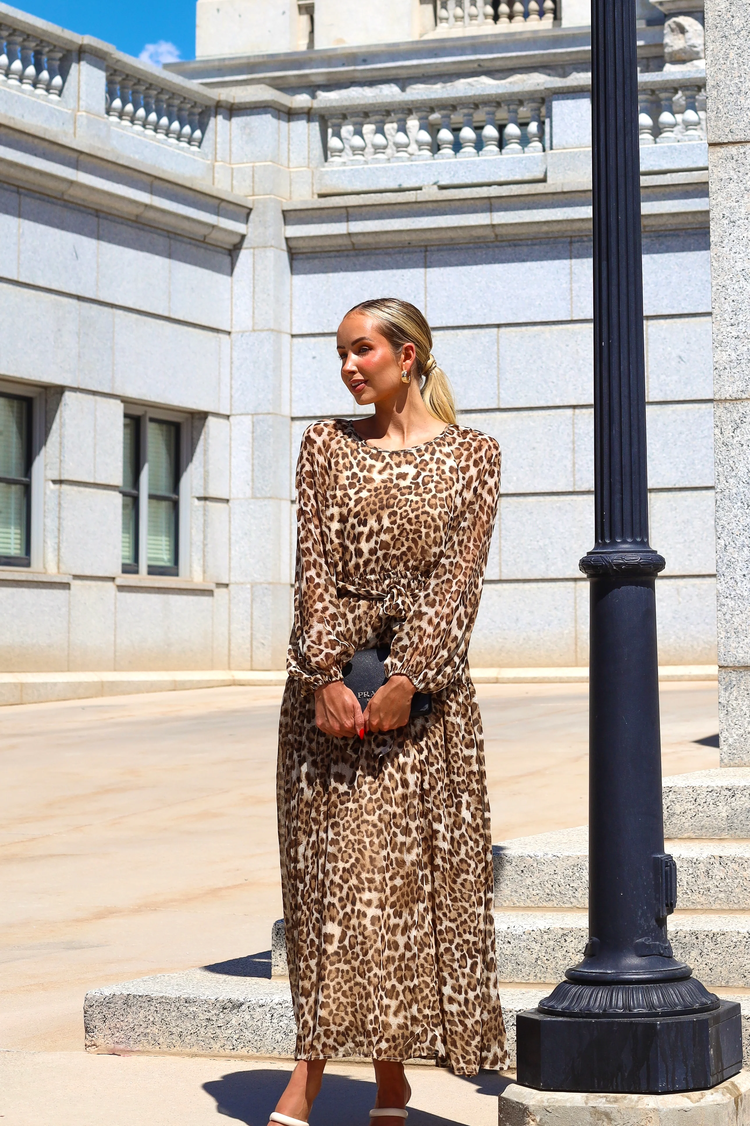 The Mylena Leopard Print Dresses - XNAUWBI