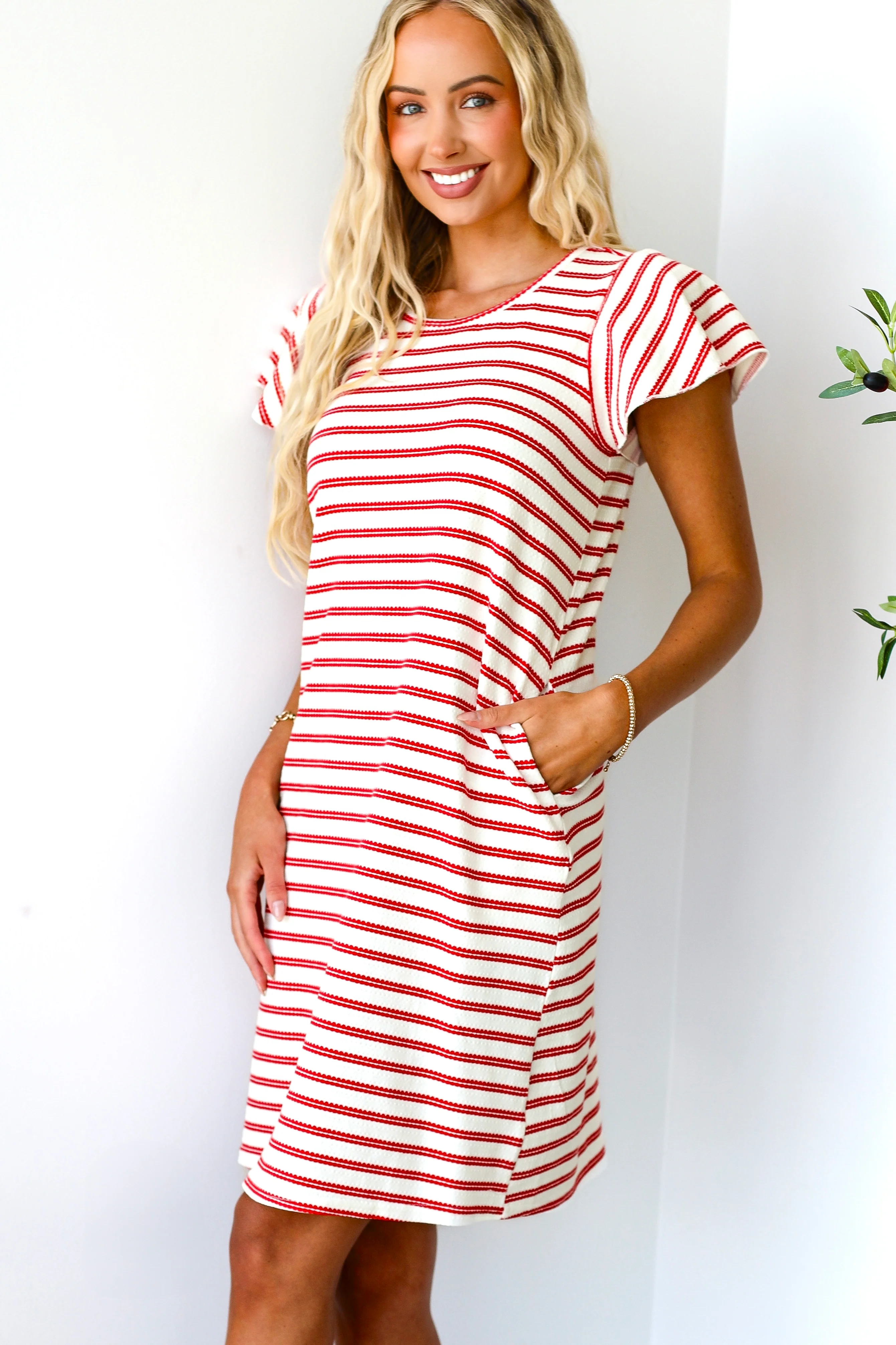 The Johannah White/Red Dresses - XNAUWBI