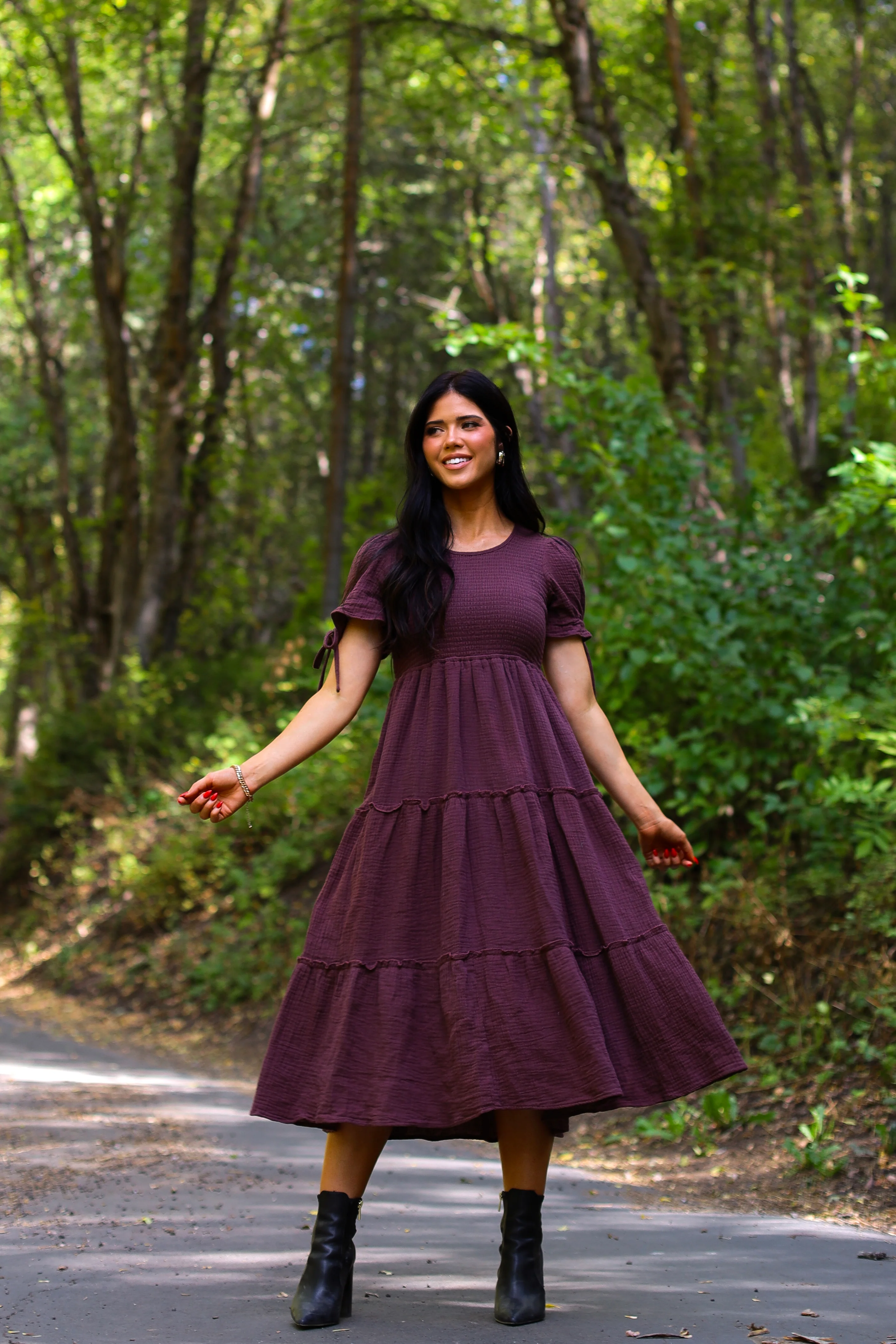 The Merritt Saddlewood Dresses - XNAUWBI