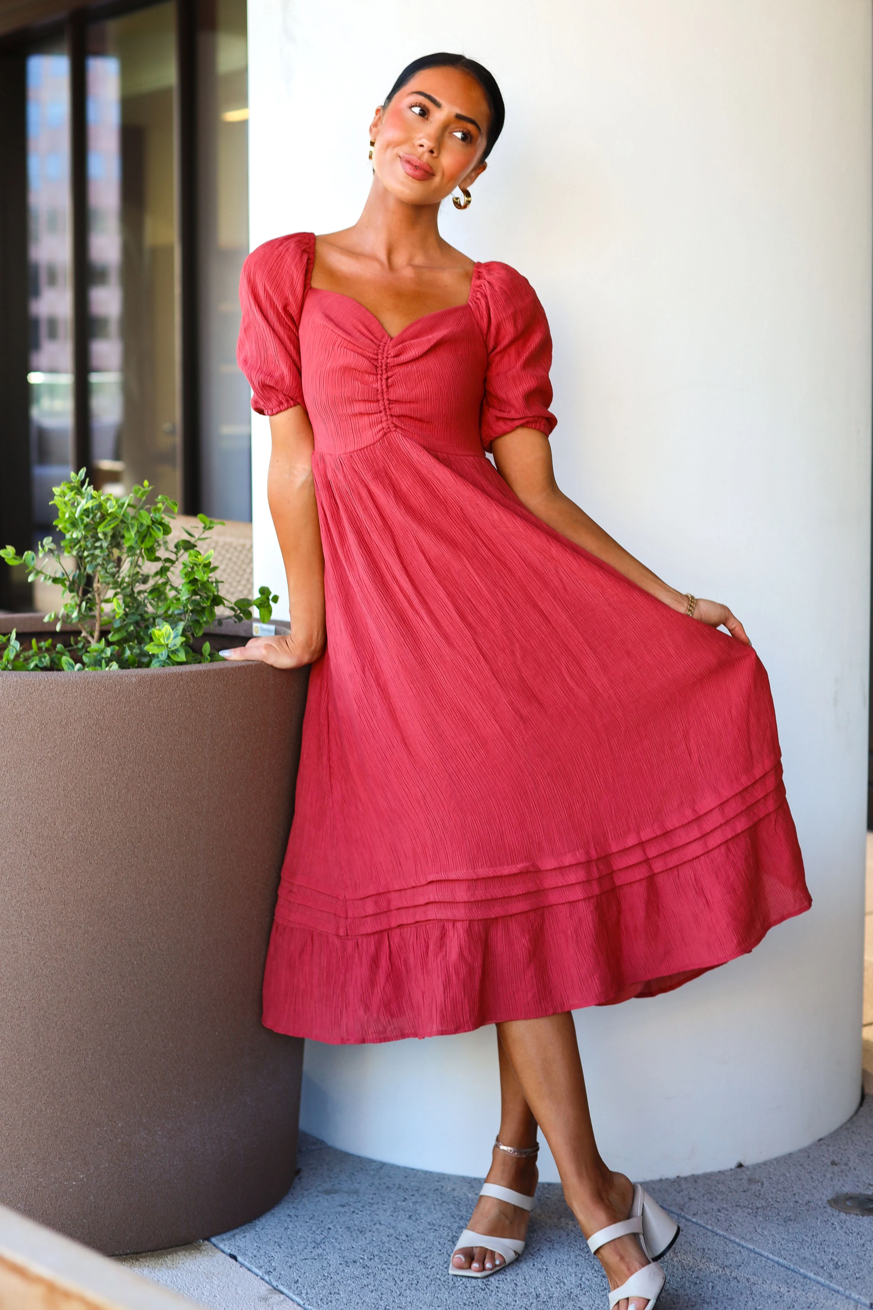 The Bronte Canyon Blush Dresses - XNAUWBI