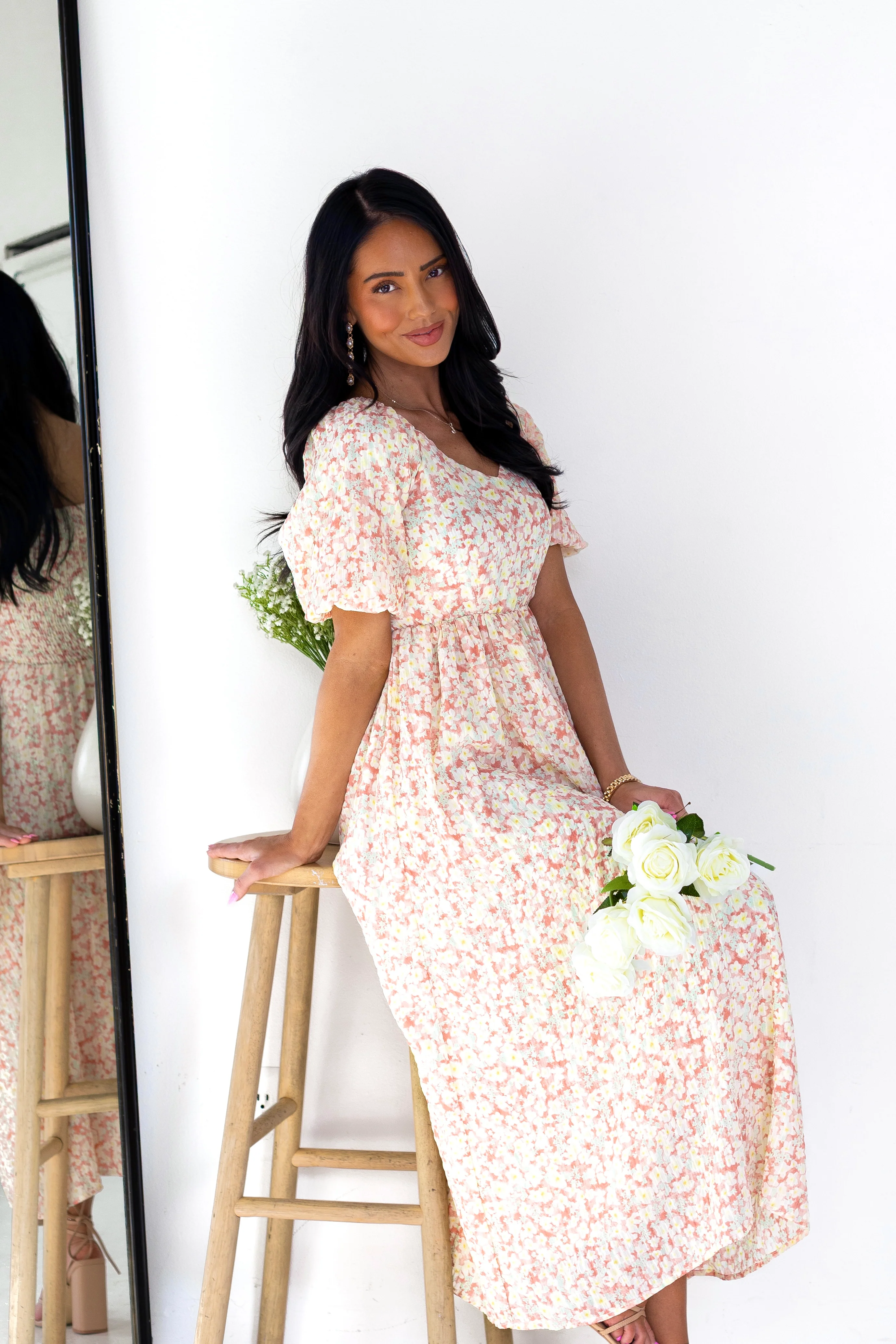 The Sunday Seashell Coral Dresses - XNAUWBI